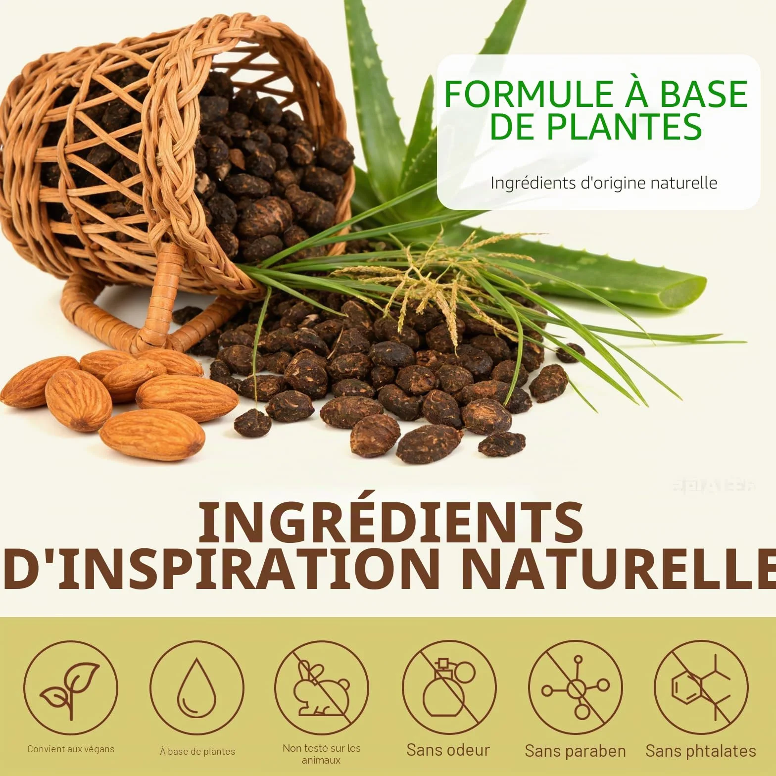 Huile de Souchet Anti Poils 60ml, Huile Cyperus Rotundus Oil, Huile Dépilatoire Naturelle