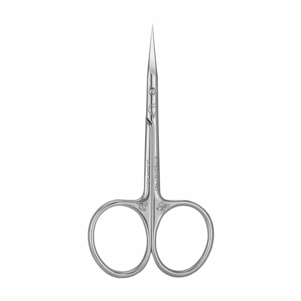 STALEKS PRO - Ciseaux professionnels pour cuticules Exclusive 22 TYPE 2 (Design : Fior de Magnolia) SX-22/2m