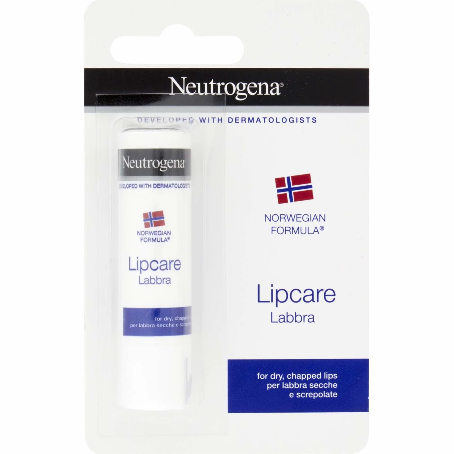 Neutrogena Stick Lèvres Nutrition Baume à Lèvres 4,8 g Soin Lèvres Formule Norvégienne