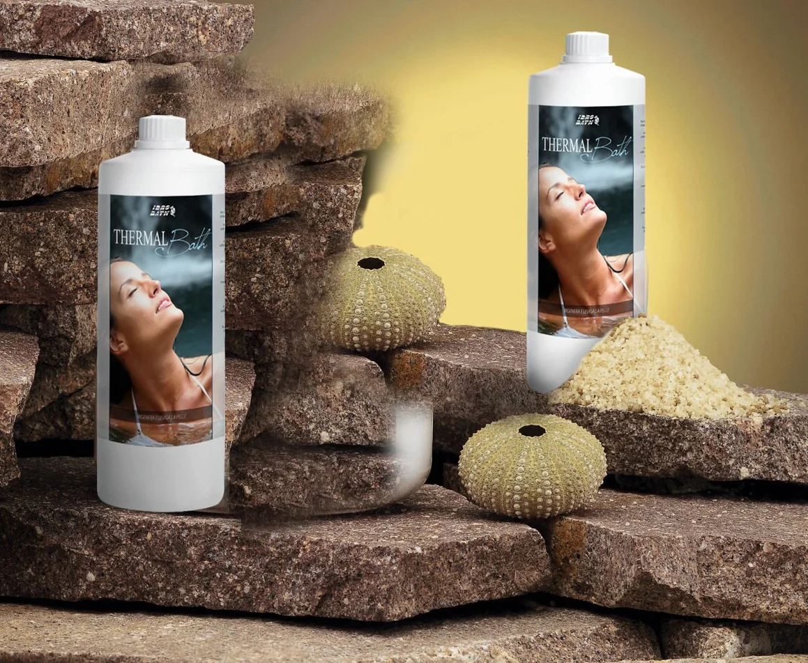 Eau Thermale pour Spa 1 LT - THERMAL BATH Exotic pour Hydromassage, Jacuzzi et Piscine
