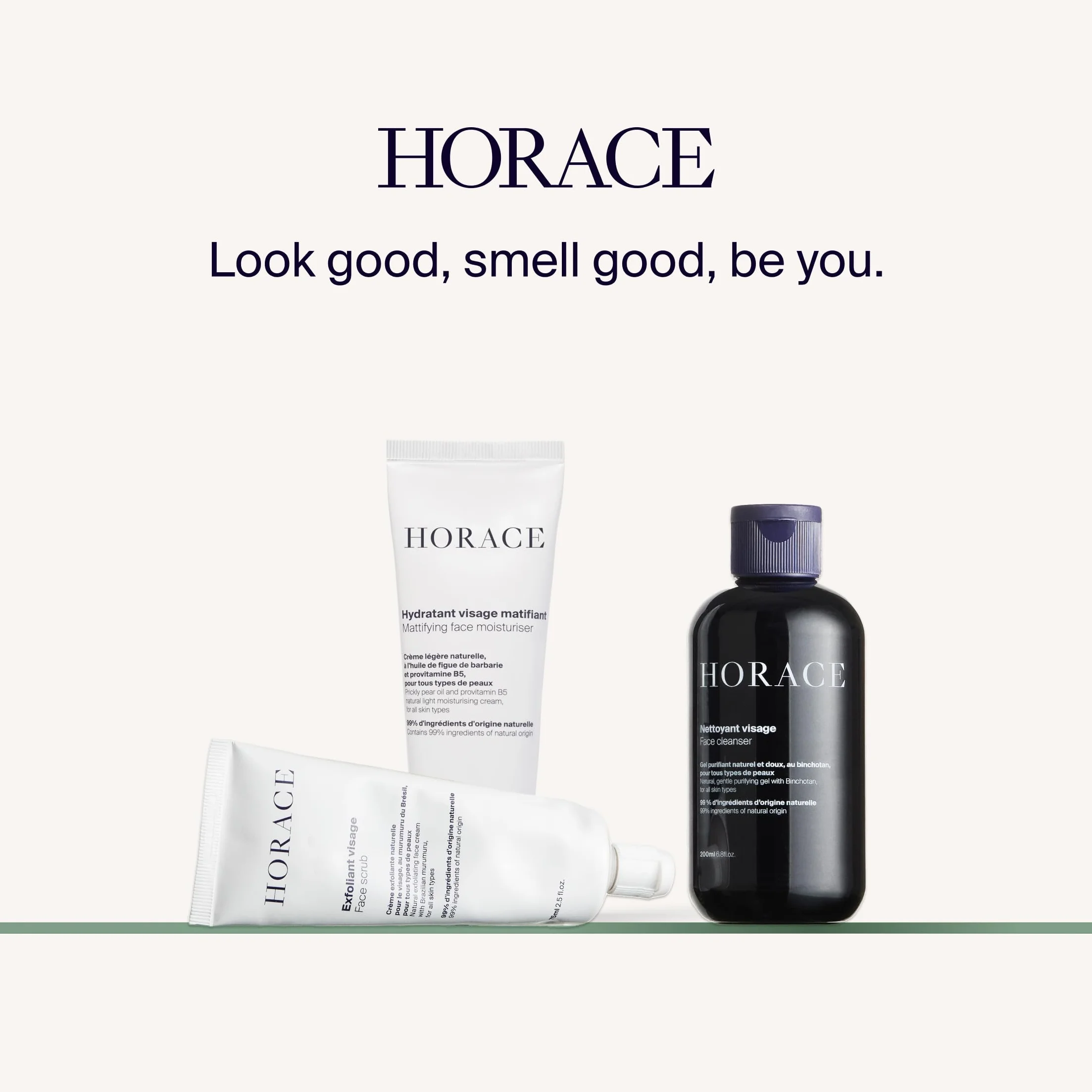 Horace Coffret homme visage 3 essentiels