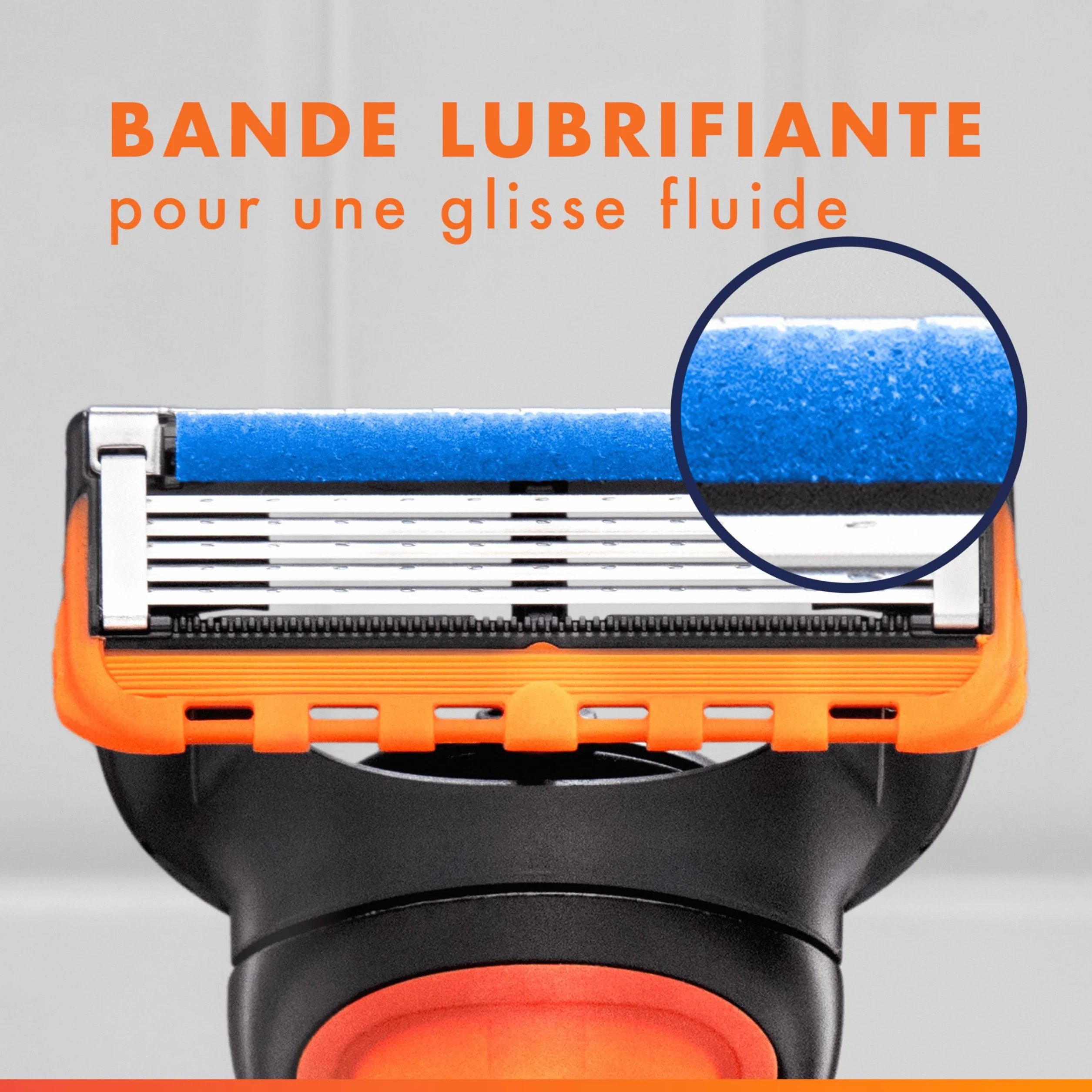 Gillette Fusion 5 Lames de Rasoir Homme, Pack de 12 Recharges Longue Durée, Acier Inoxydable