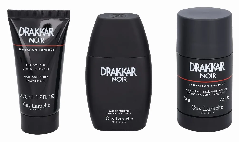 Guy Laroche Drakkar Noir 50 ml EDT + 50 ml S/G + 75 g Deo Stick