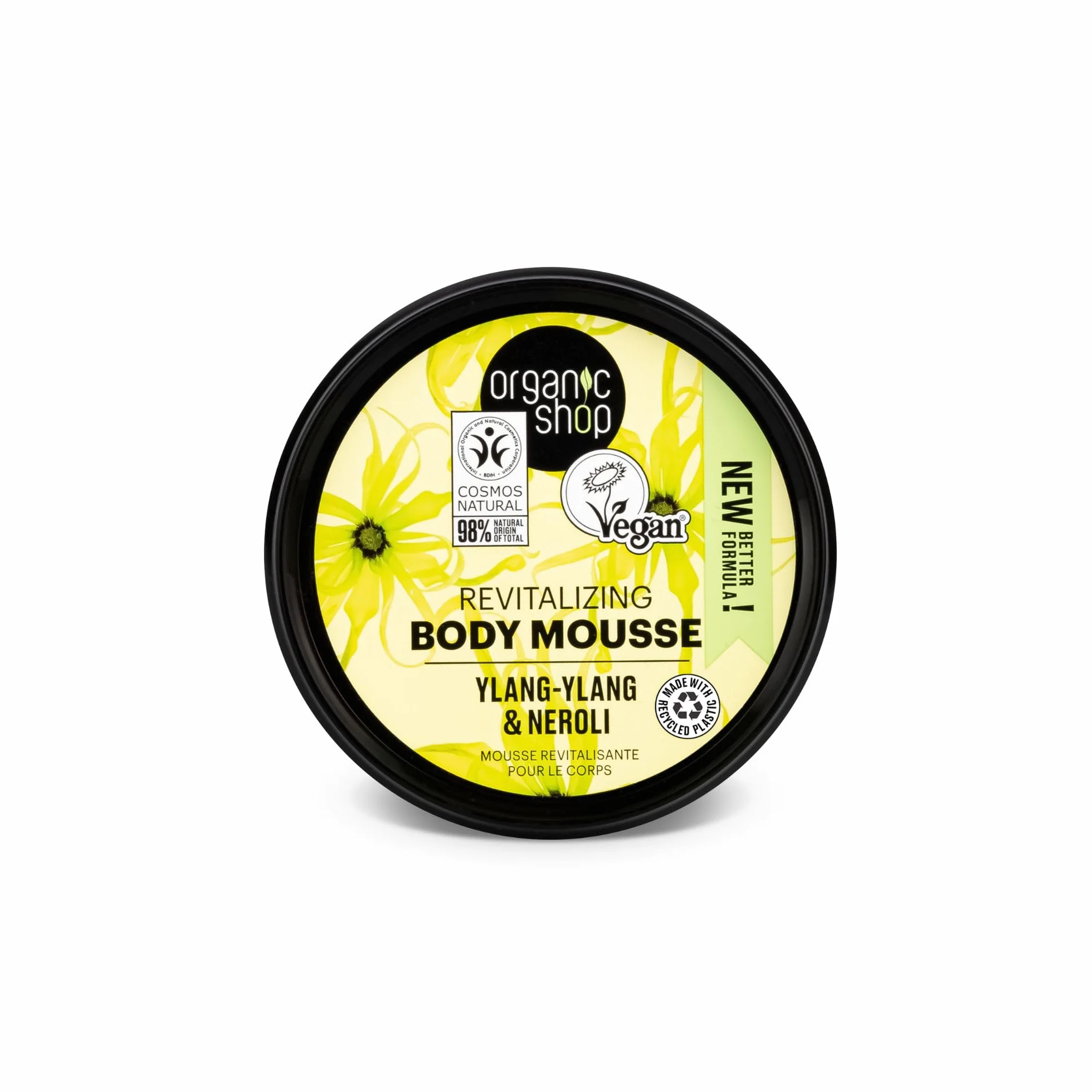 Organic Shop Mousse corporelle revitalisante au néroli 250 ml
