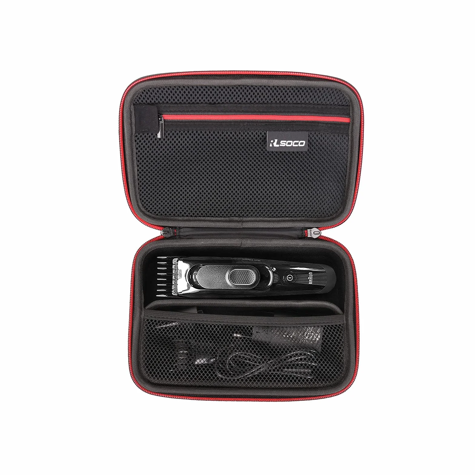 RLSOCO Étui pour Braun Tondeuse HC5310/HC5330/HC7390/HC5090/HC5050/HC5030/HC5010 & pour Remington X5 Hair Clipper HC5000 & pour Panasonic ER-DGP86 Tondeuse