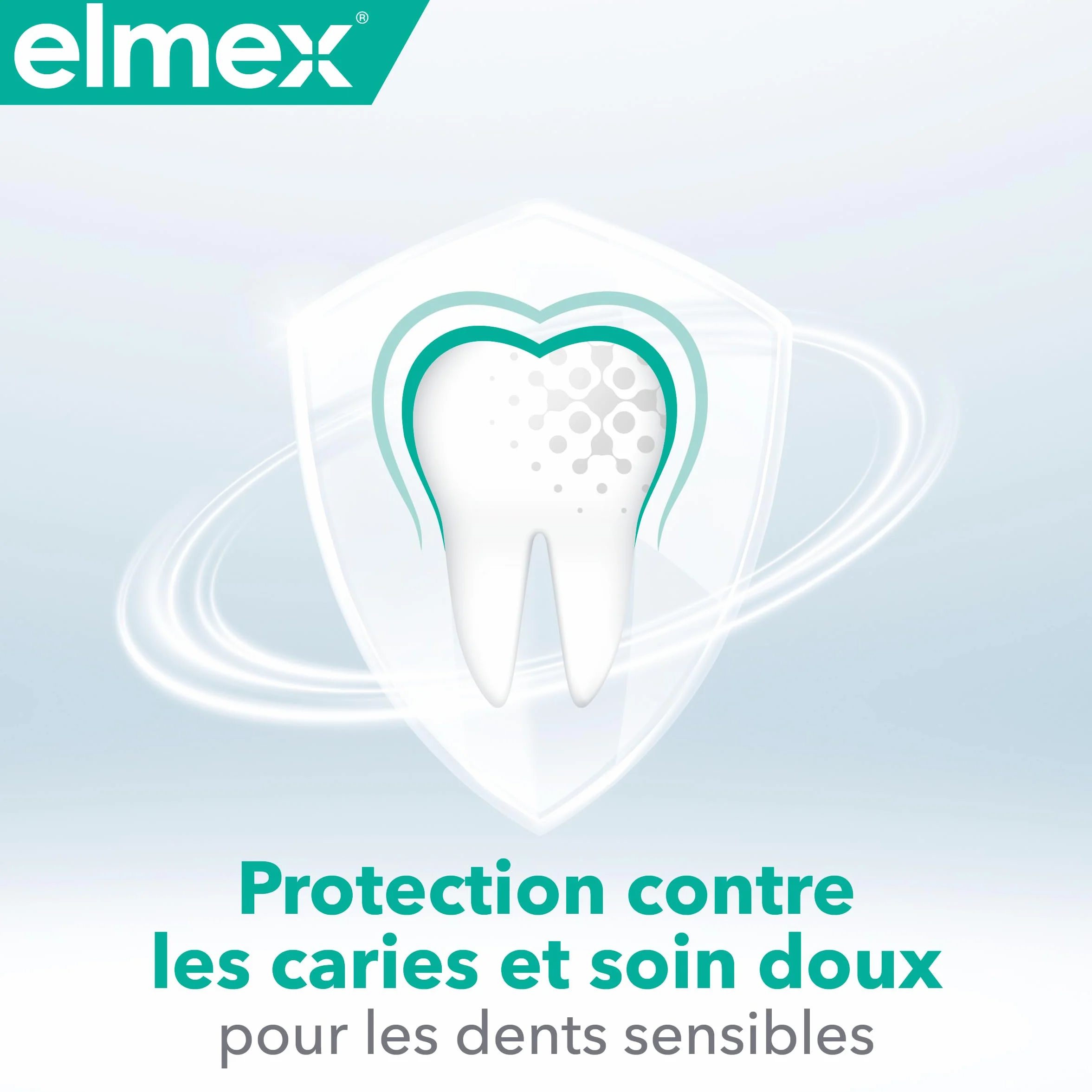 ELMEX Bain de bouche Soin Protection Douceur Triple action dents sensibles protection caries Sans alcool 400ml