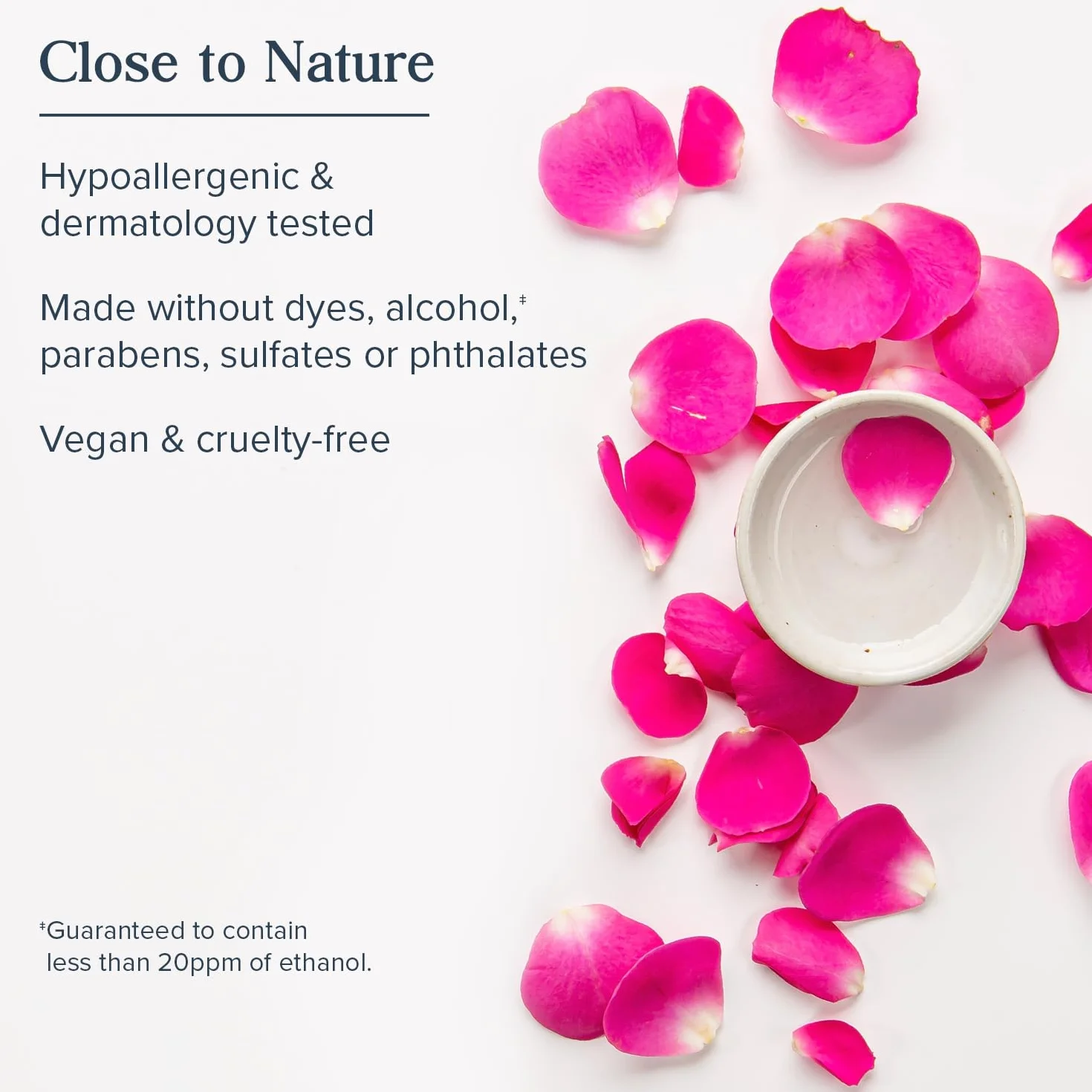 Heritage - Fleur eau atomiseur pulvérisateur de brume Rose pétales rose - 8 once liquide