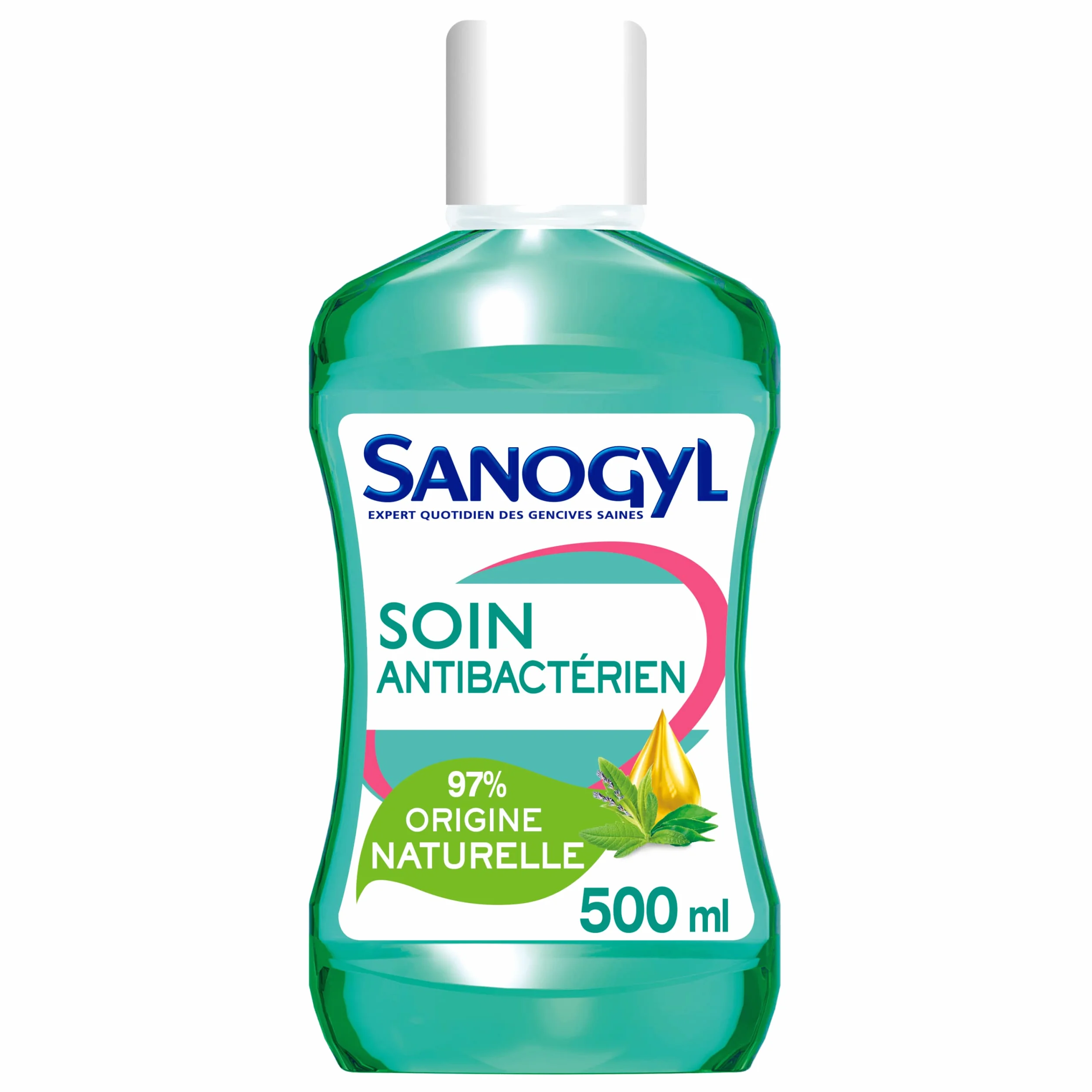 Sanogyl Bain de Bouche Soin Antibactérien 500 ml