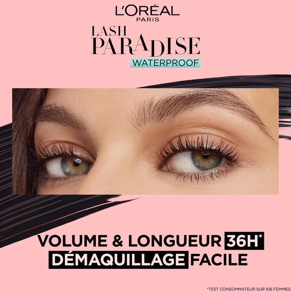 L'Oréal Paris Lash Paradise Mascara Volume Waterproof Noir 6,4 ml