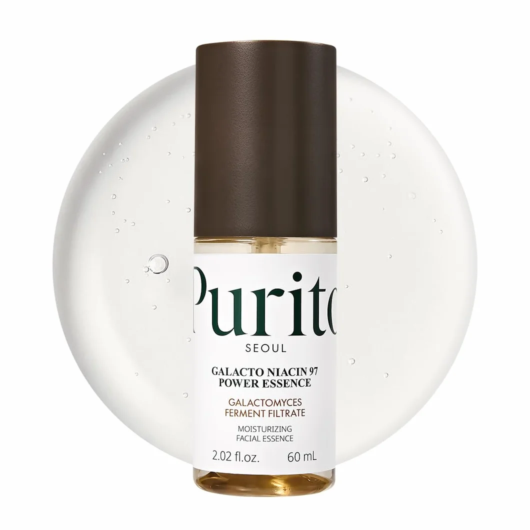 PURITO Galacto Niacin 97 Power Essence 2 fl.oz 92% galactomycesfermentedTreatment essencecontrôle des pores