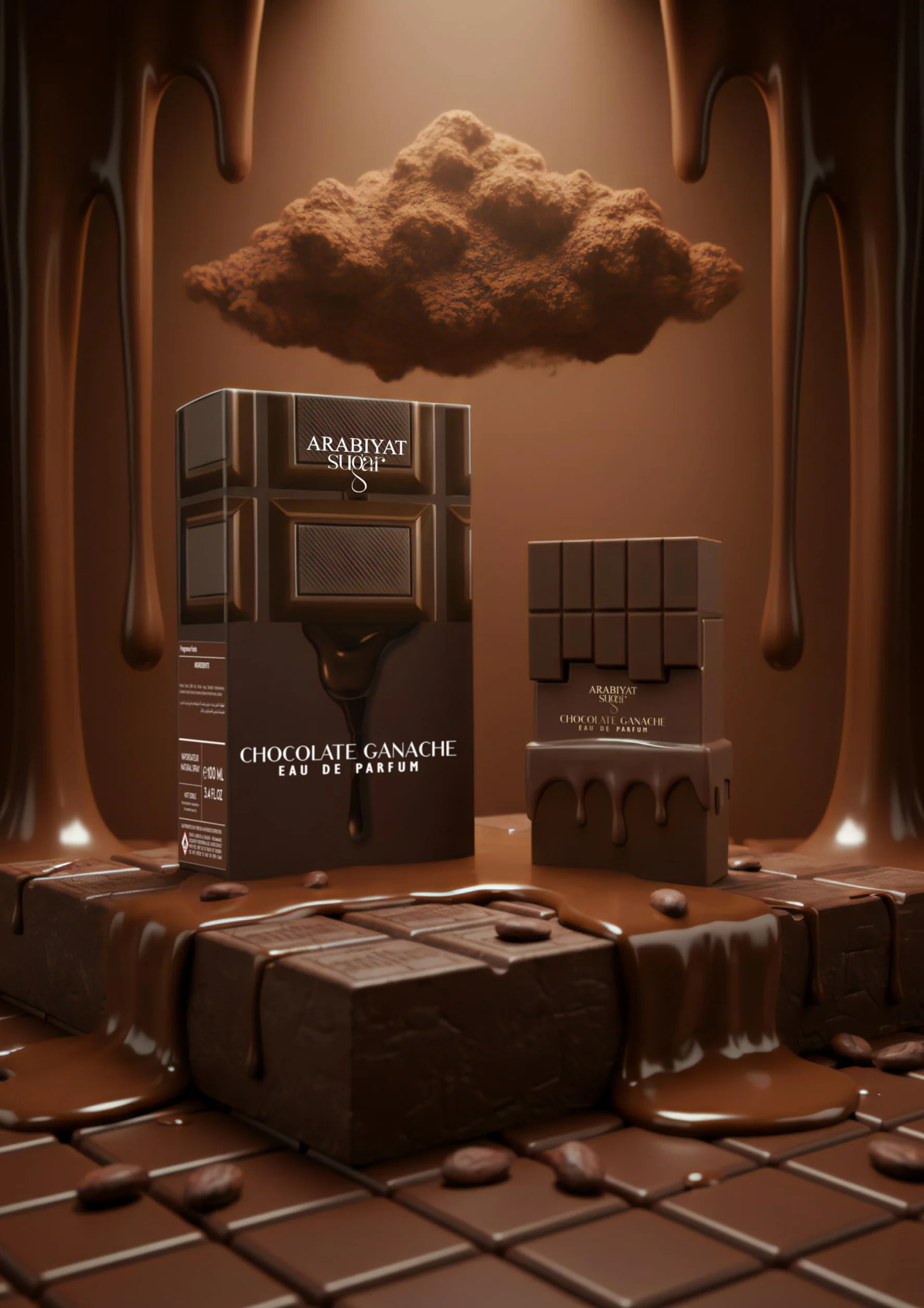 Arabiyat Sugar Chocolate Ganache Eau de parfum unisexe 100 ml Fabriqué aux Émirats arabes unis