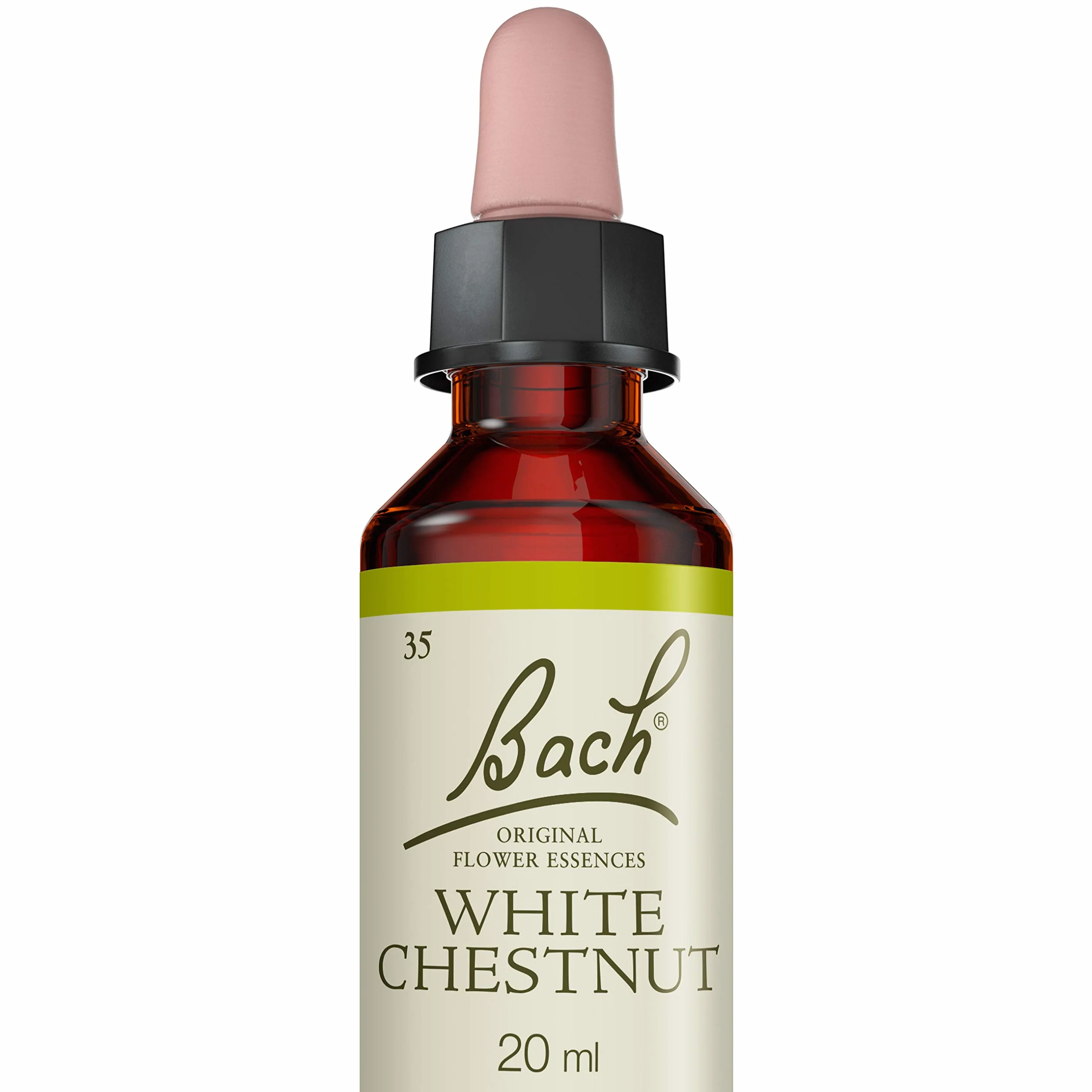 FLEURS DE BACH ORIGINAL White Chestnut No 35 Élixir Floral Naturel Compte-Gouttes 20 ml Vegan