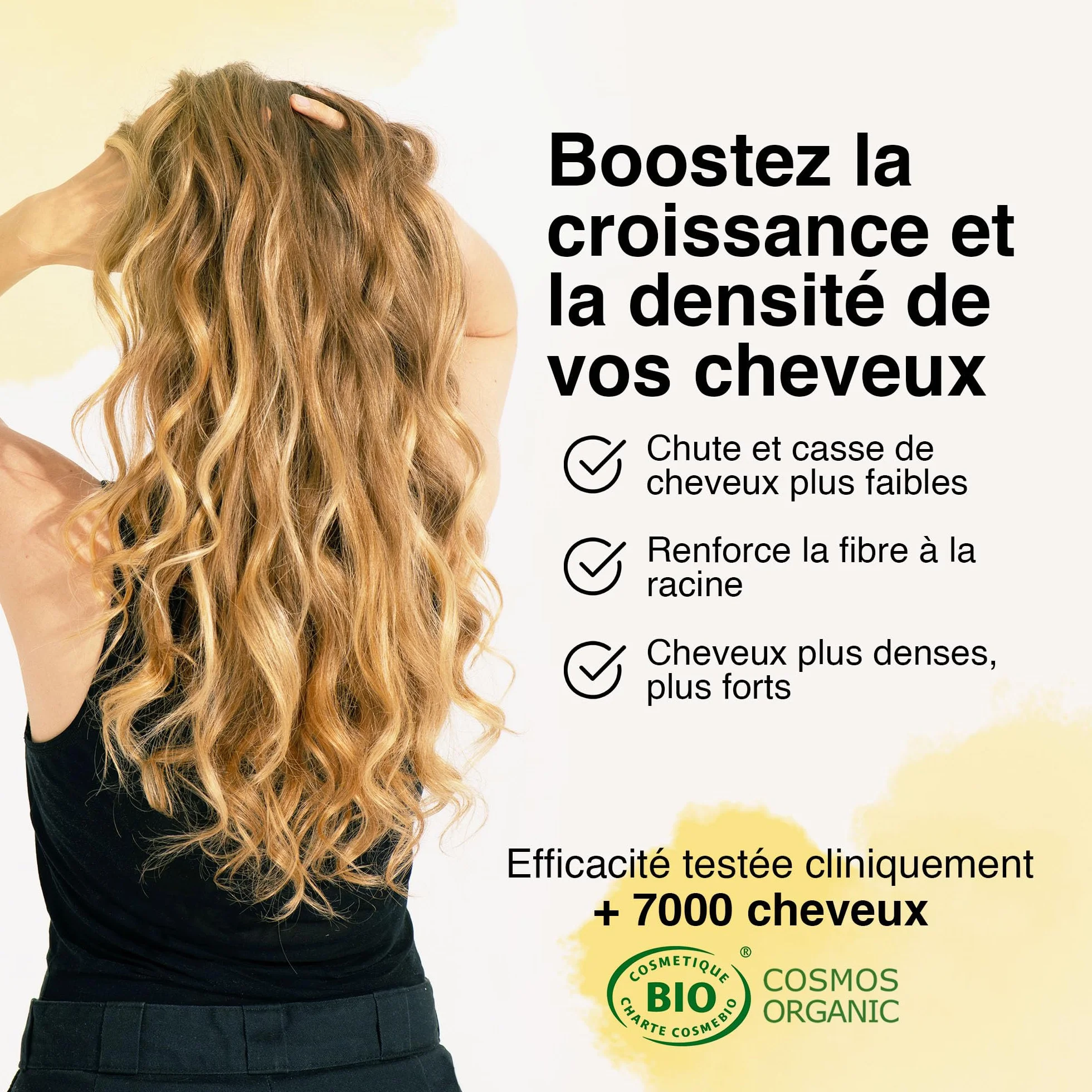 Juste Paris Serum pousse cheveux Bio - Anti chute - Croissance capillaire - Fabriqué en France