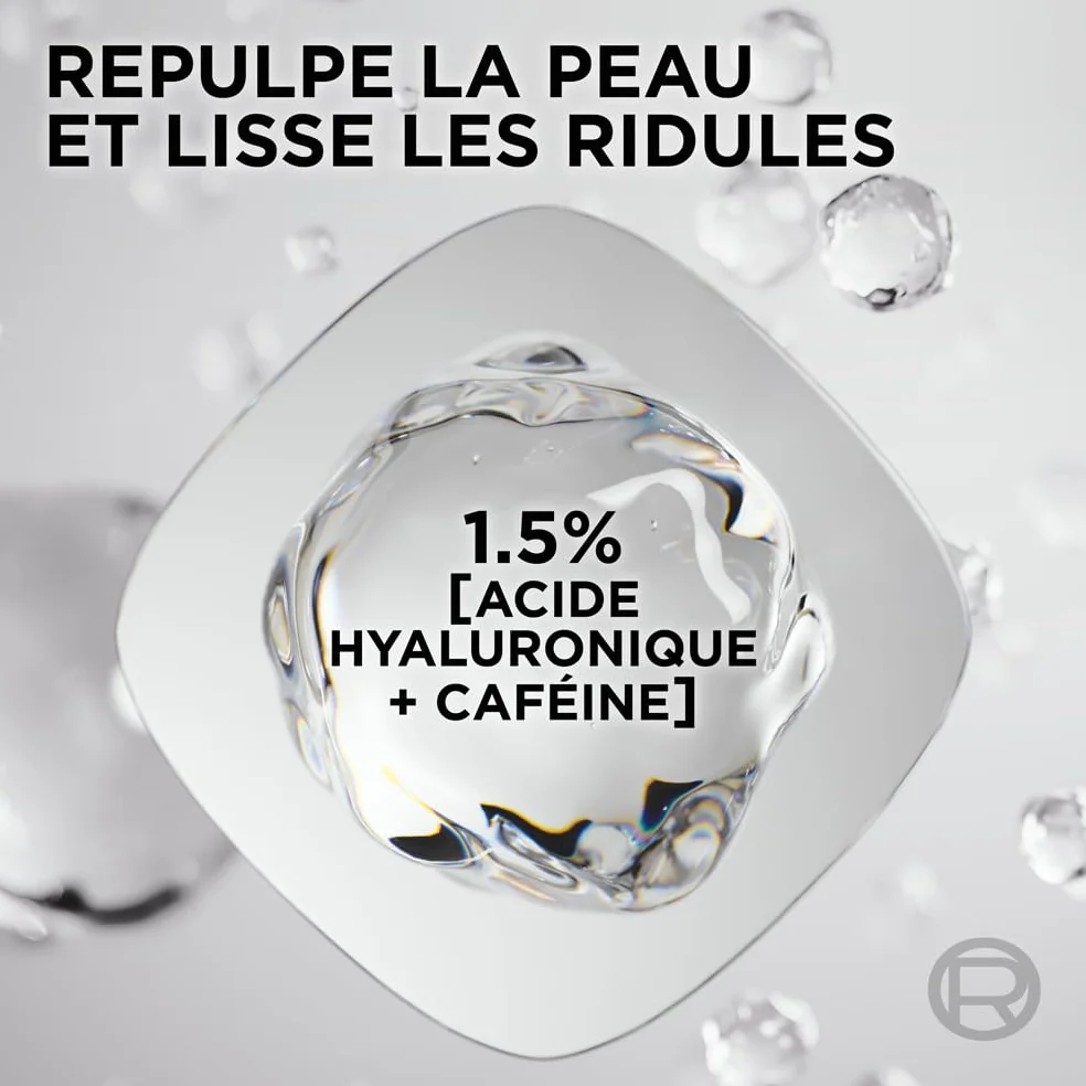 L'Oréal Paris Sérum Correcteur Lumineux Acide Hyaluronique Caféine Teinte 5D 11 ml