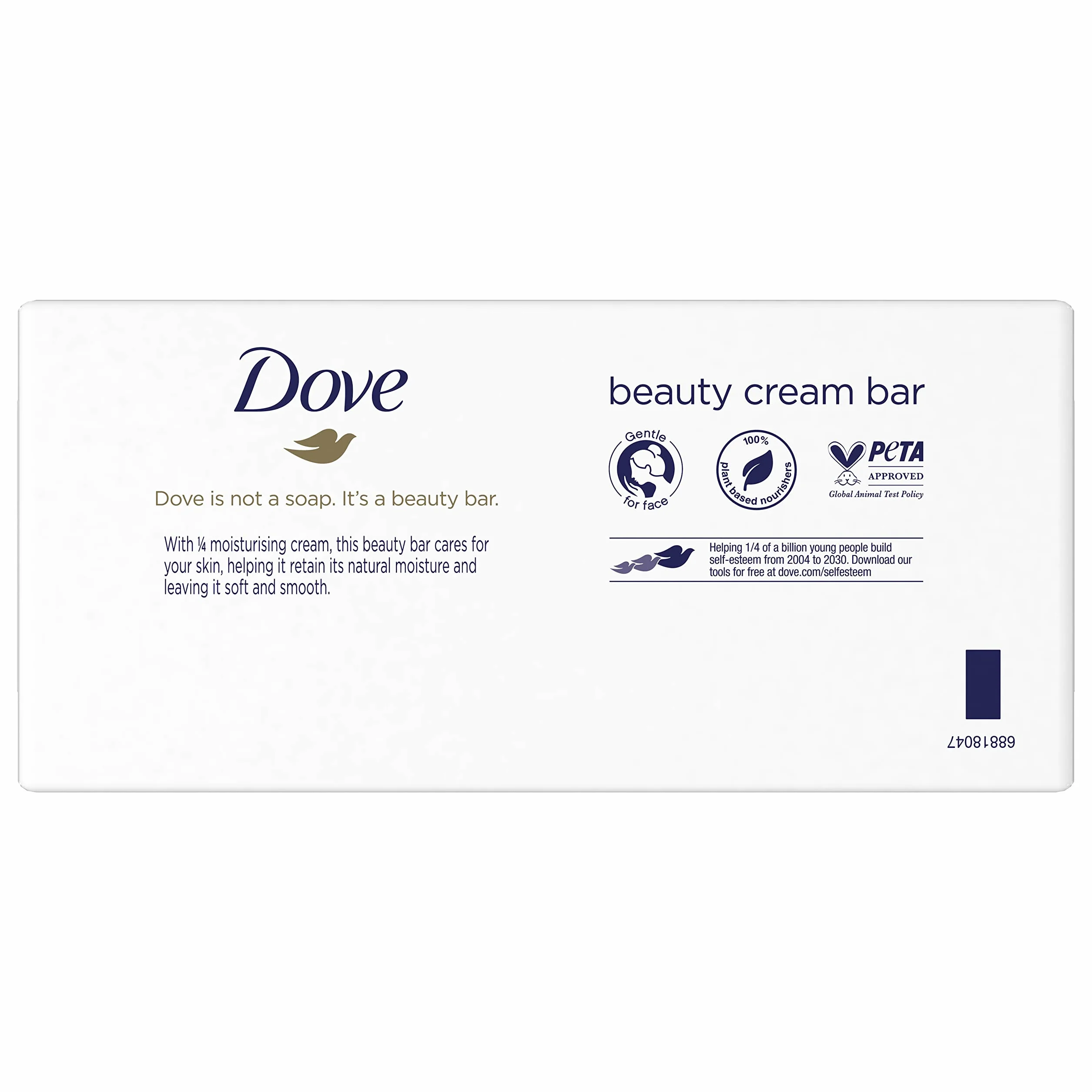 Dove Original Beauty Bar à la Crème Hydratante 6 x 90 g