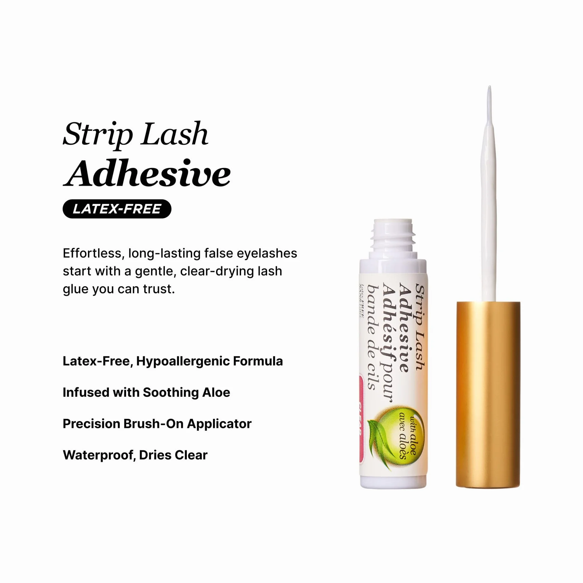 KISS Lash Glue Clear 5 g Colle faux cils transparente waterproof sans latex