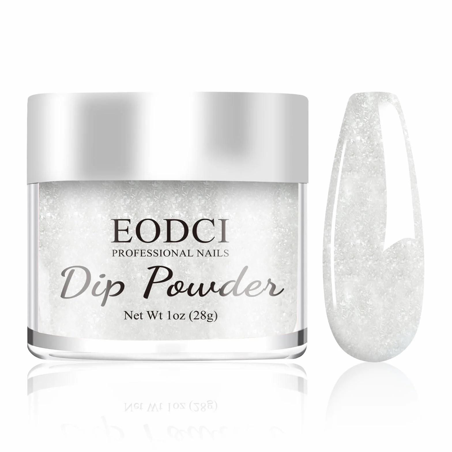 Kit de démarrage poudre trempage ongles 28 g Blanc paillettes acrylique nail art manucure