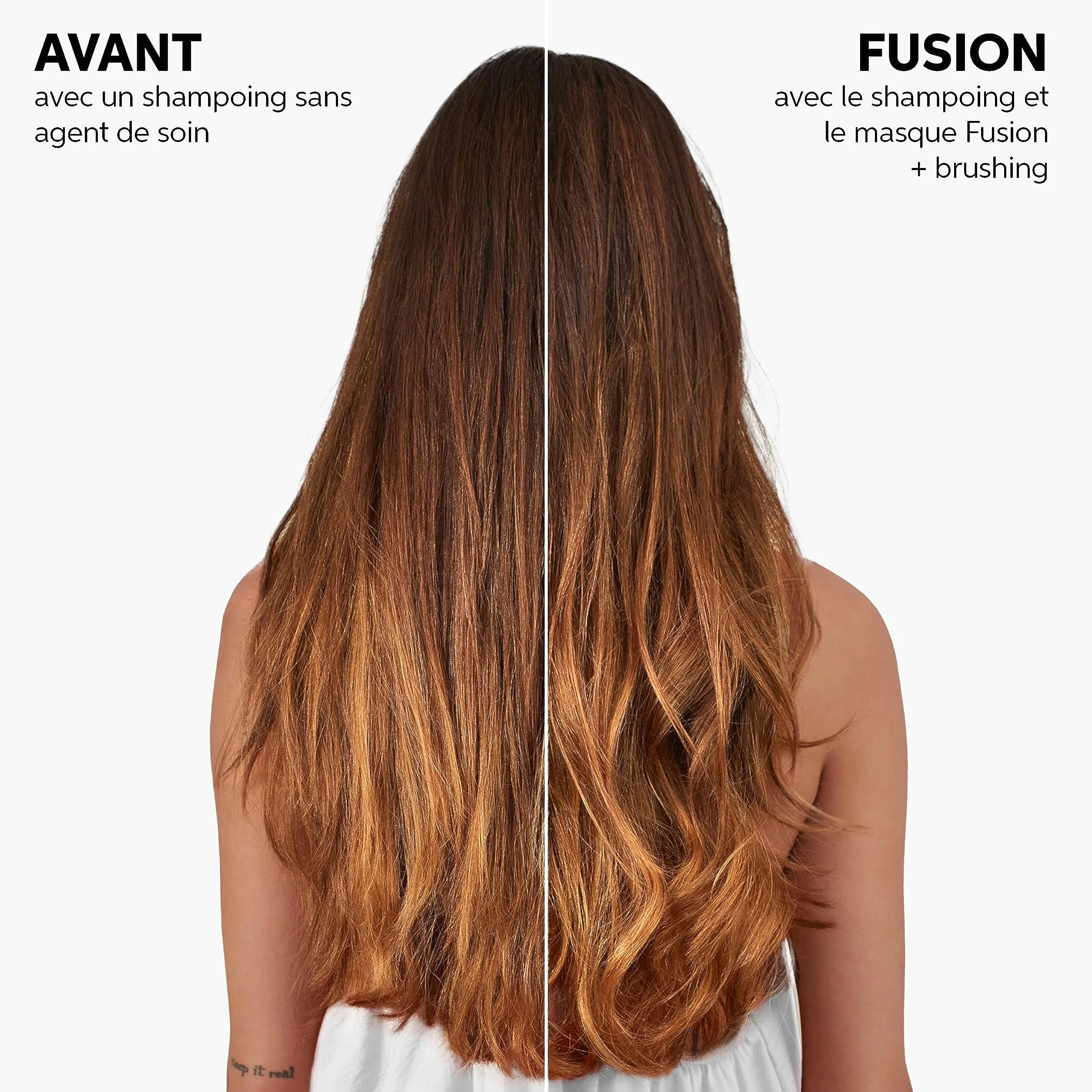 Wella Professionals FUSION Shampoing Réparation Intense Cheveux Secs Abîmés Brillance