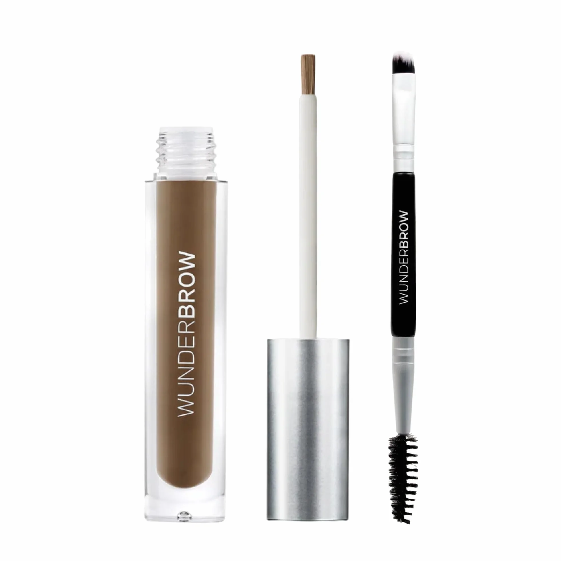 WUNDERBROW Noir/Brun Gel à Sourcils Waterproof - Longue Tenue Jusqu'à 3 Jours, Sans Transfert, Vegan
