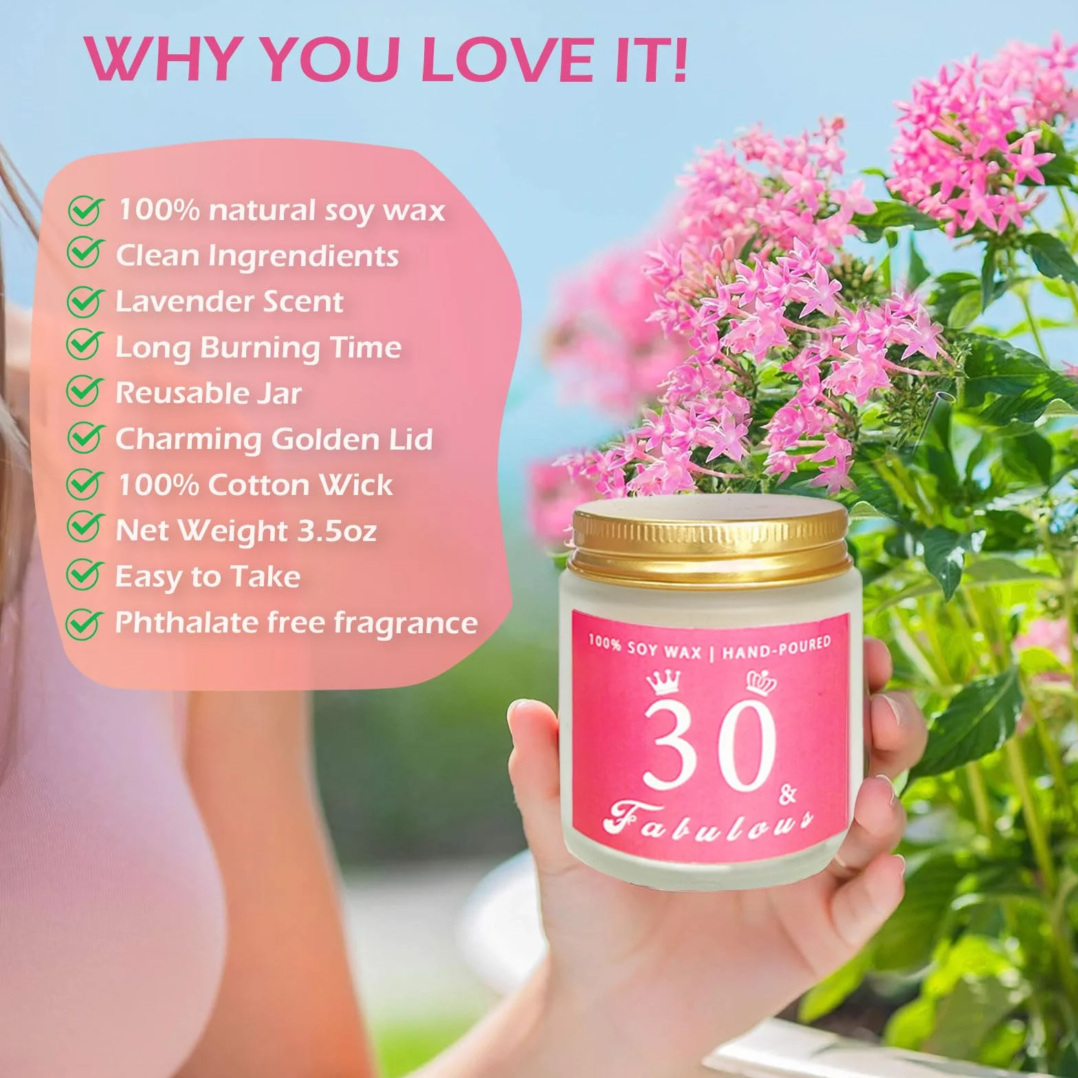 Coffret Cadeau Anniversaire Femme 30 Ans pour Amie Maman Épouse