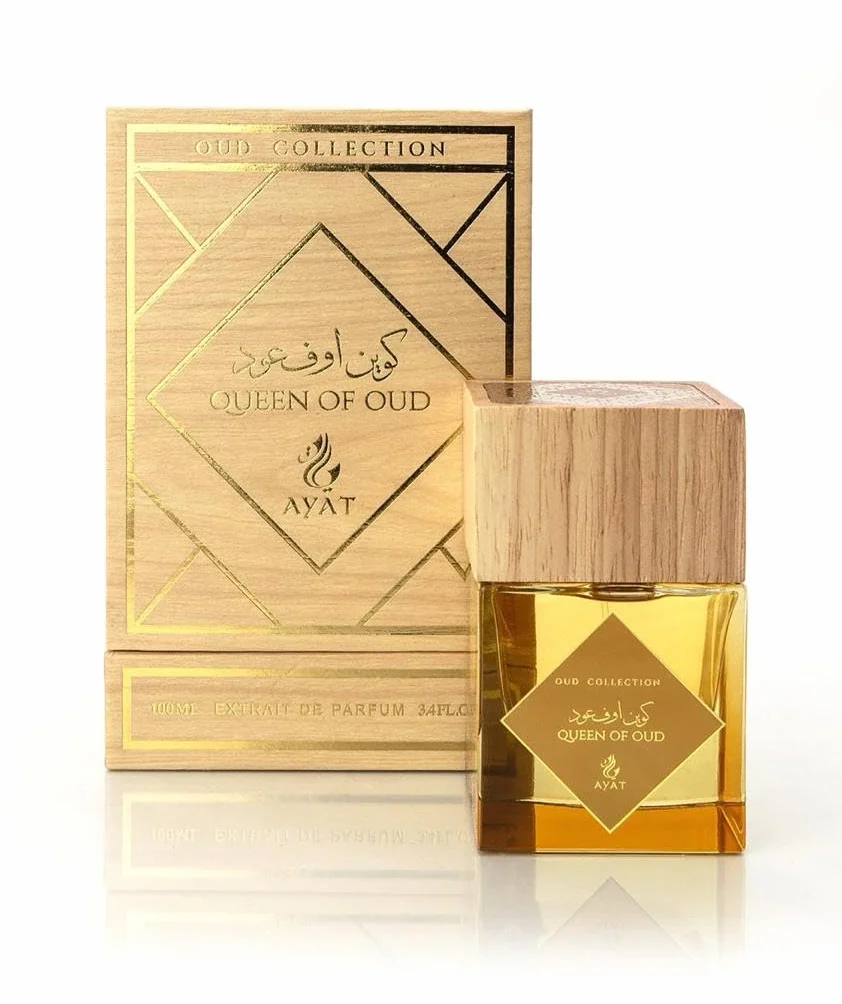 AYAT PERFUMES Eau de Parfum OUD COLLECTION 100 ml – Senteur Arabian pour Hommes et Femmes – Une Fragrance Orientale Sensuelle, Conçue et Fabriquée à Dubaï – Queen Of Oud