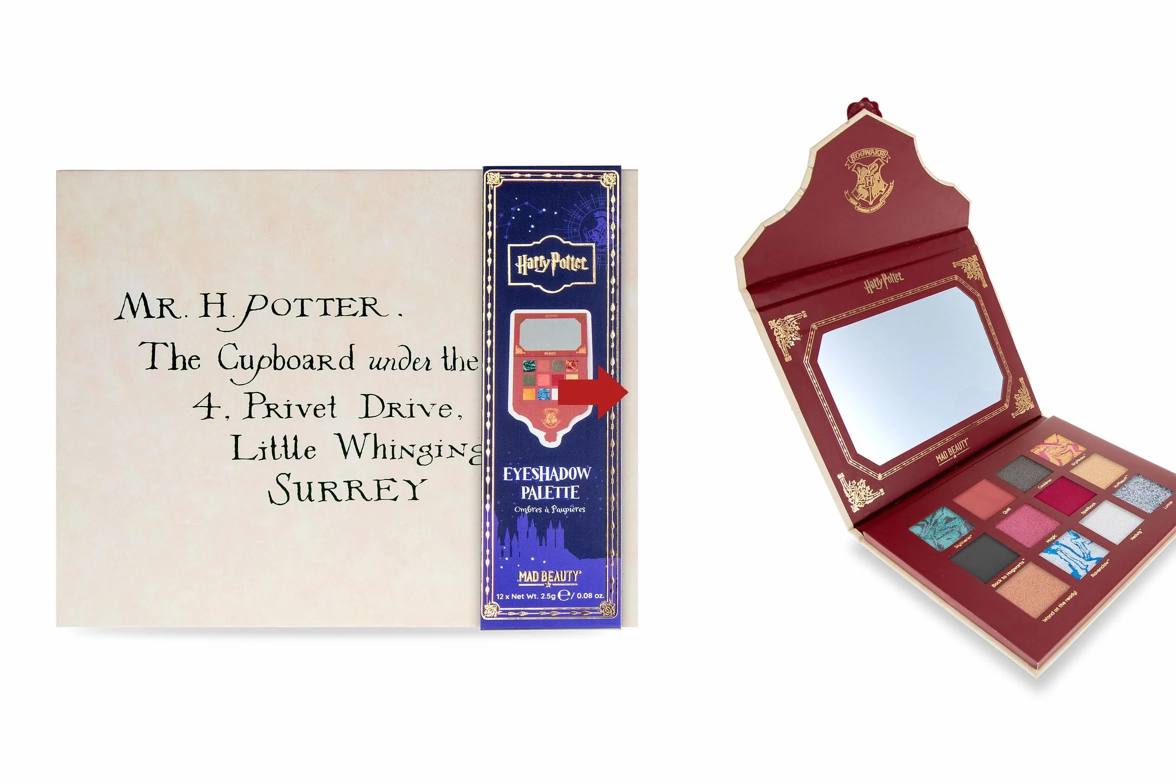 MAD Beauty Harry Potter Palette de fards à paupières