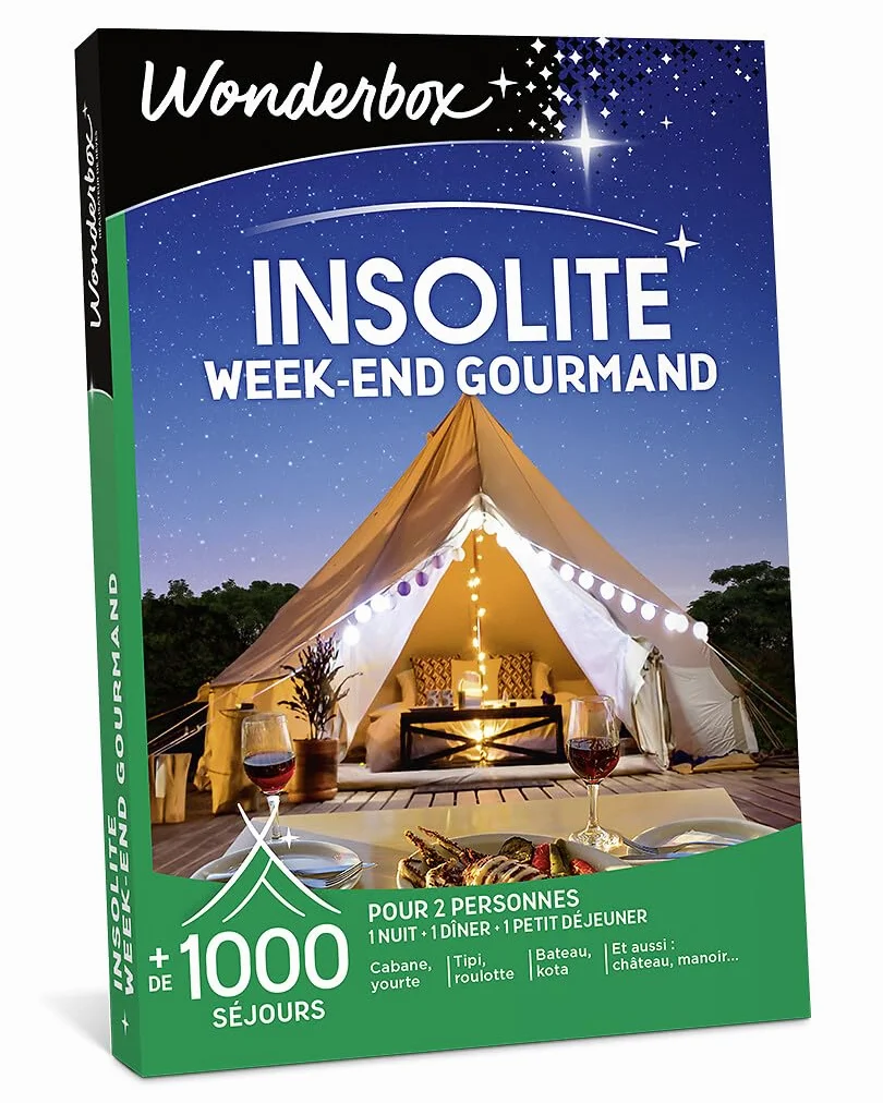 Wonderbox Insolite Week-End Gourmand Coffret Cadeau Séjours