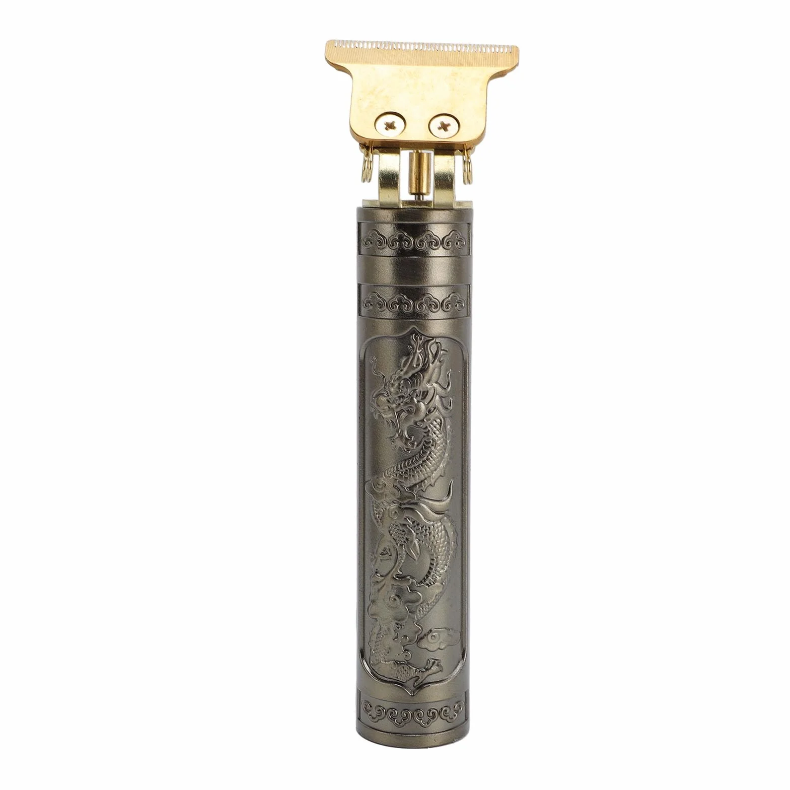 Tondeuse à Cheveux Professionnelle Hommes Rasoir Électrique T Dragon Batterie Intégrée Kit Toilettage sans Fil Barbier Or