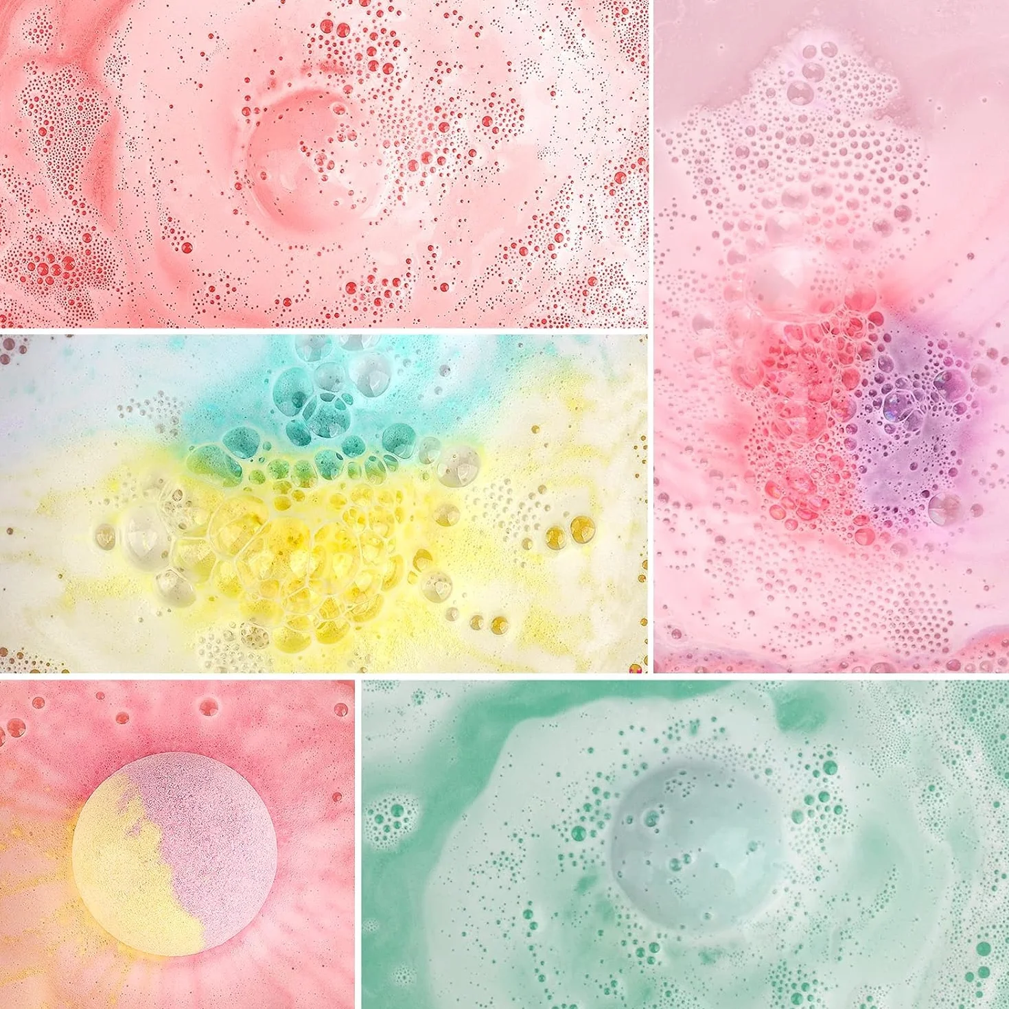 Bombe de Bain Original,16PCS Boule de Bain Femme Relaxante ,Coffret Bombe de Bain