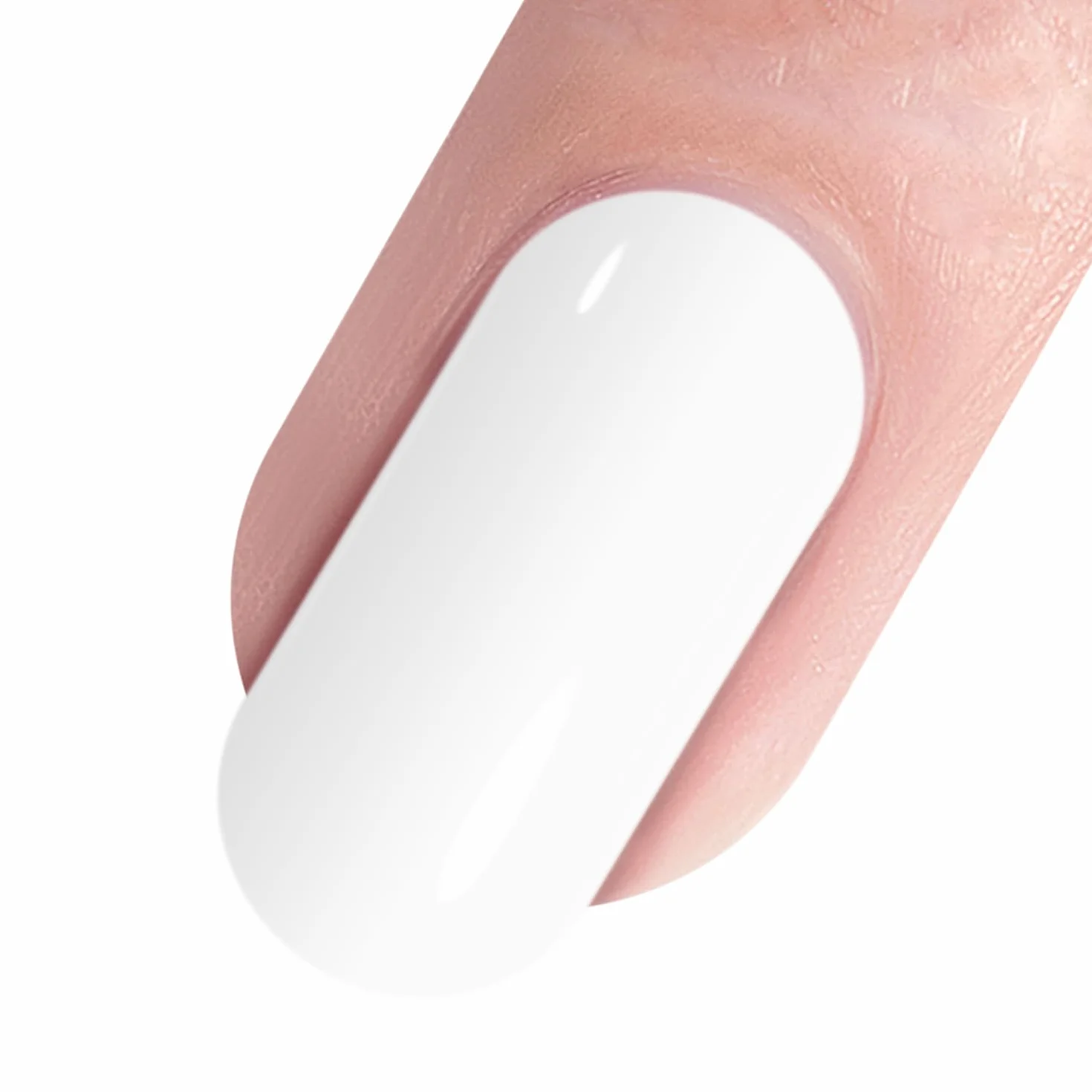 Vishine 8ml Vernis à Ongles Gel Semi Permanent Blanc French White UV LED Nail Polish LM046