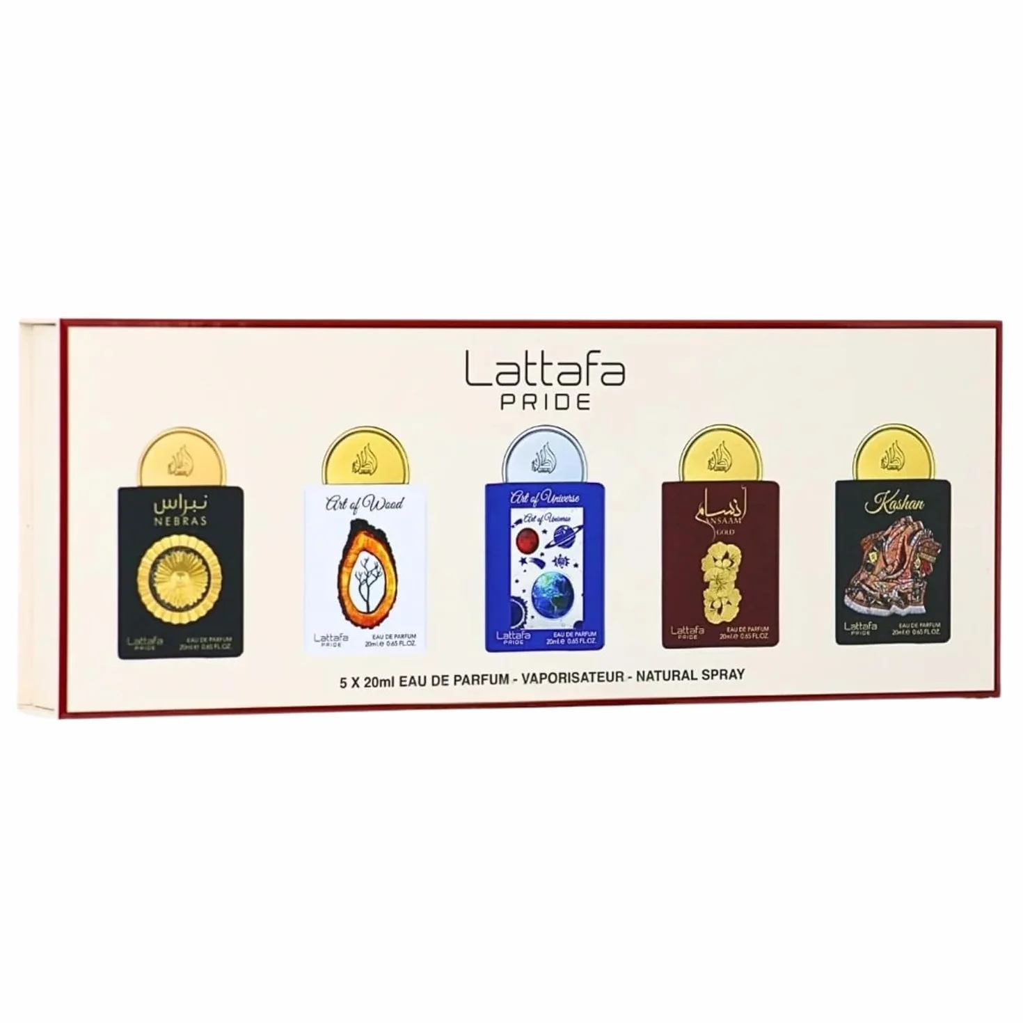 Lattafa Pride Giftset No. 3 Eau de Parfum 5 x 20 ml