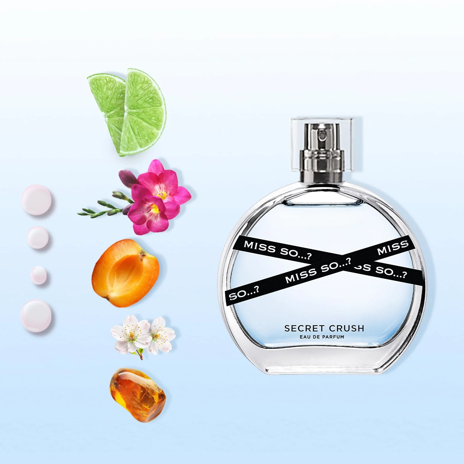 Coffret-cadeau de parfum pour femme Miss SO... Coffret de parfums féminins haut gamme, Starlet, Love Potion, Sugar Rush Eau De Parfum, parfums voyage pour filles (3 x 30ml)