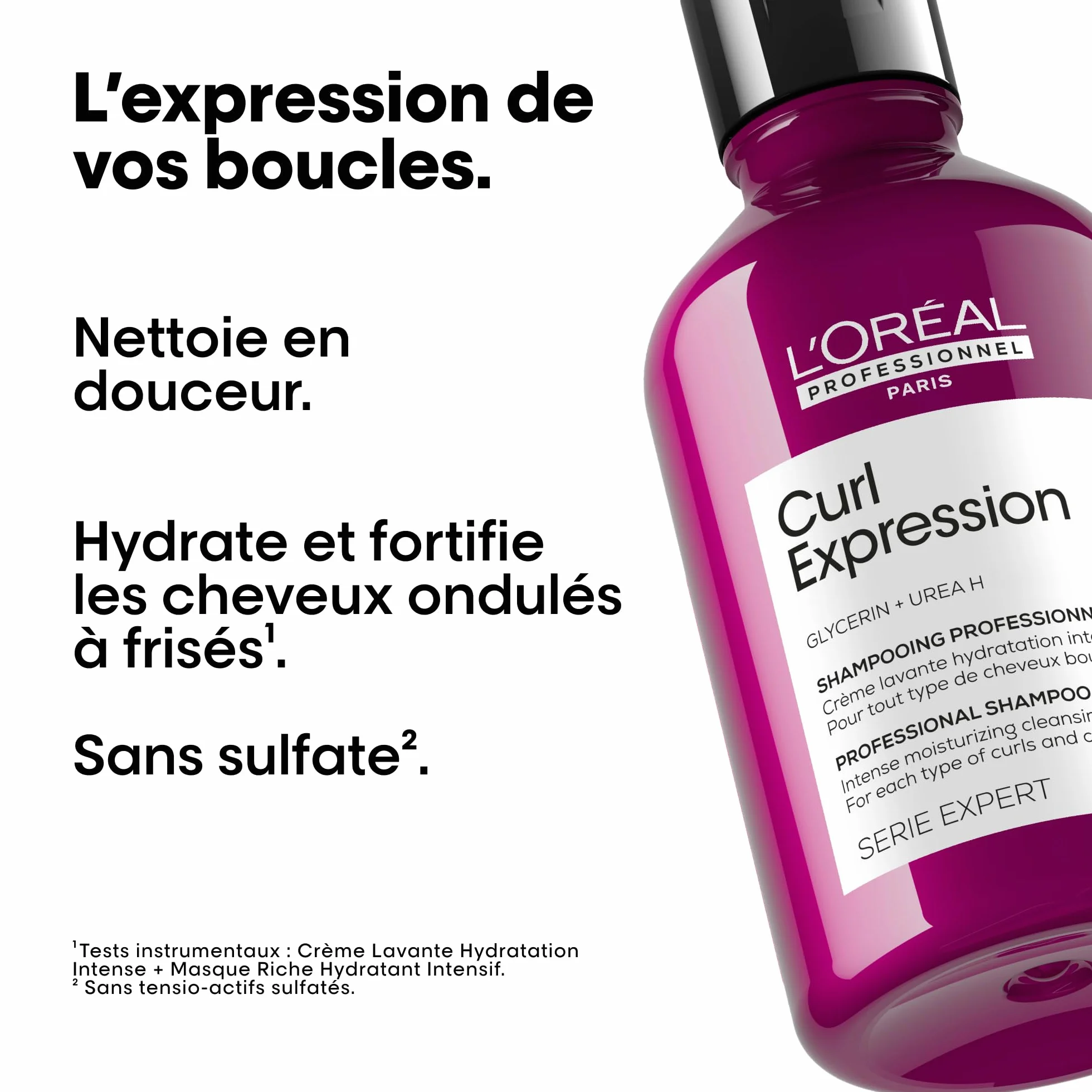L'OREAL PROFESSIONNEL - Duo Curl Expression - Tous Types de Cheveux Bouclés - Nettoie Sans Alourdir - Hydratation Intense & Brillance - Souplesse & Douceur - Shampoing Crème + Masque