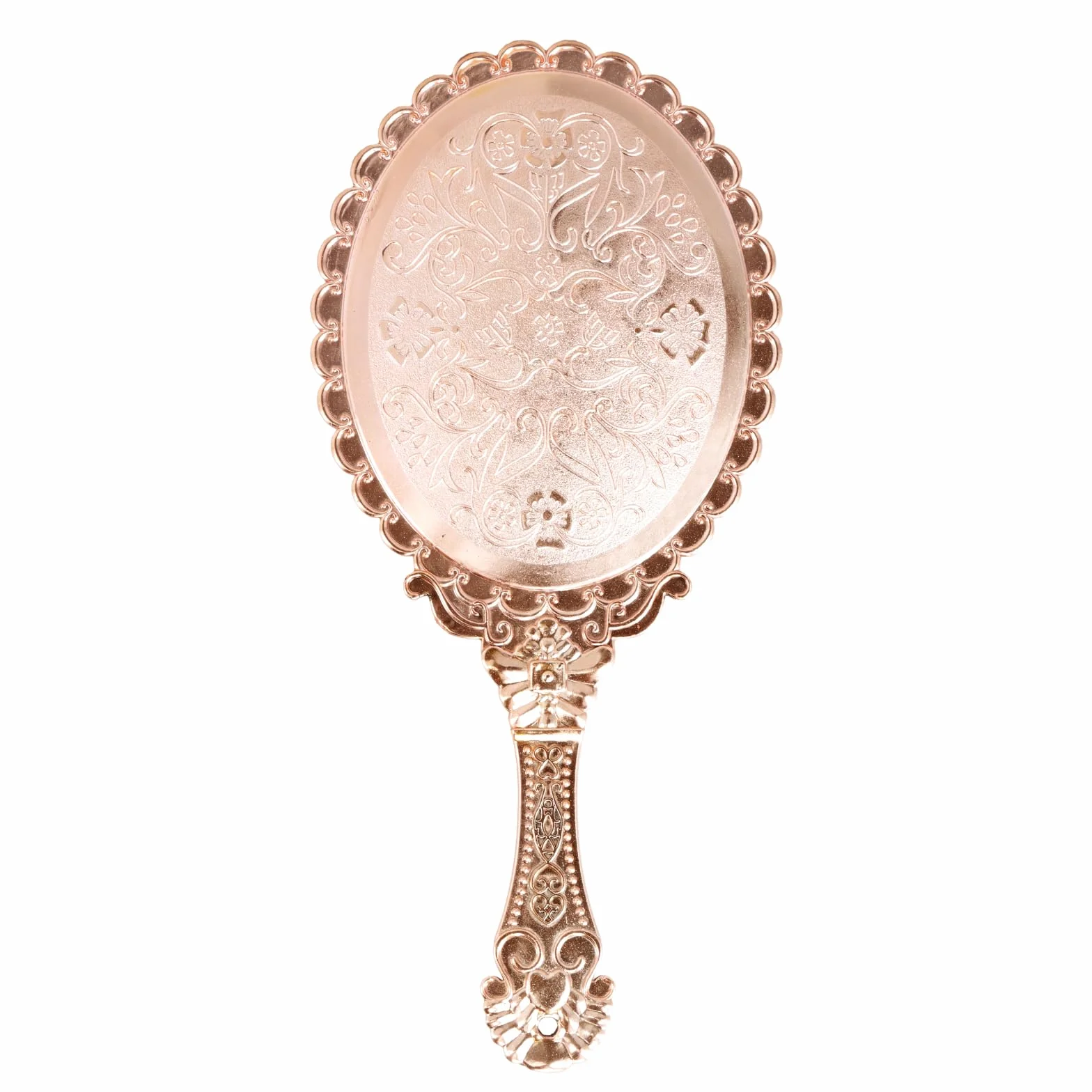 Miroir de Poche Vintage Miroir à Main Miroir de Voyage Miroir de Maquillage Or Rose