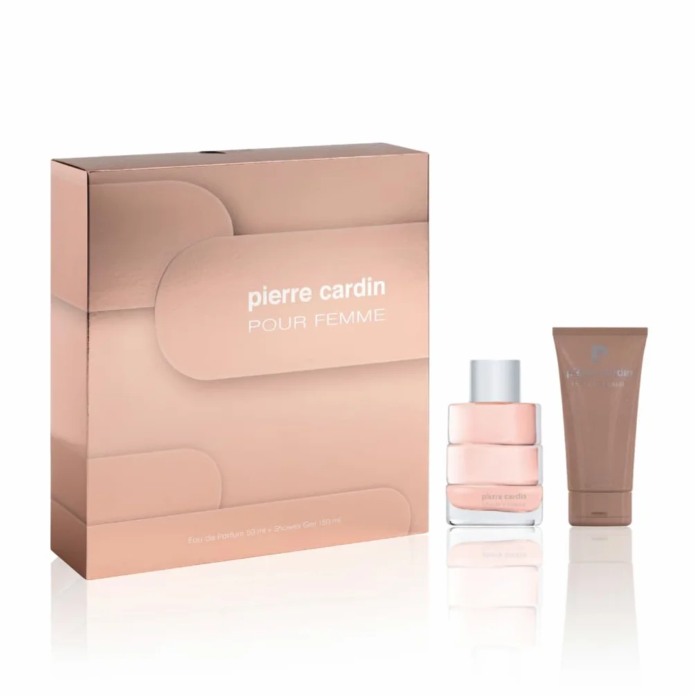 Coffret parfum Pierre Cardin - Pour Femme - Eau de Parfun et gel douche