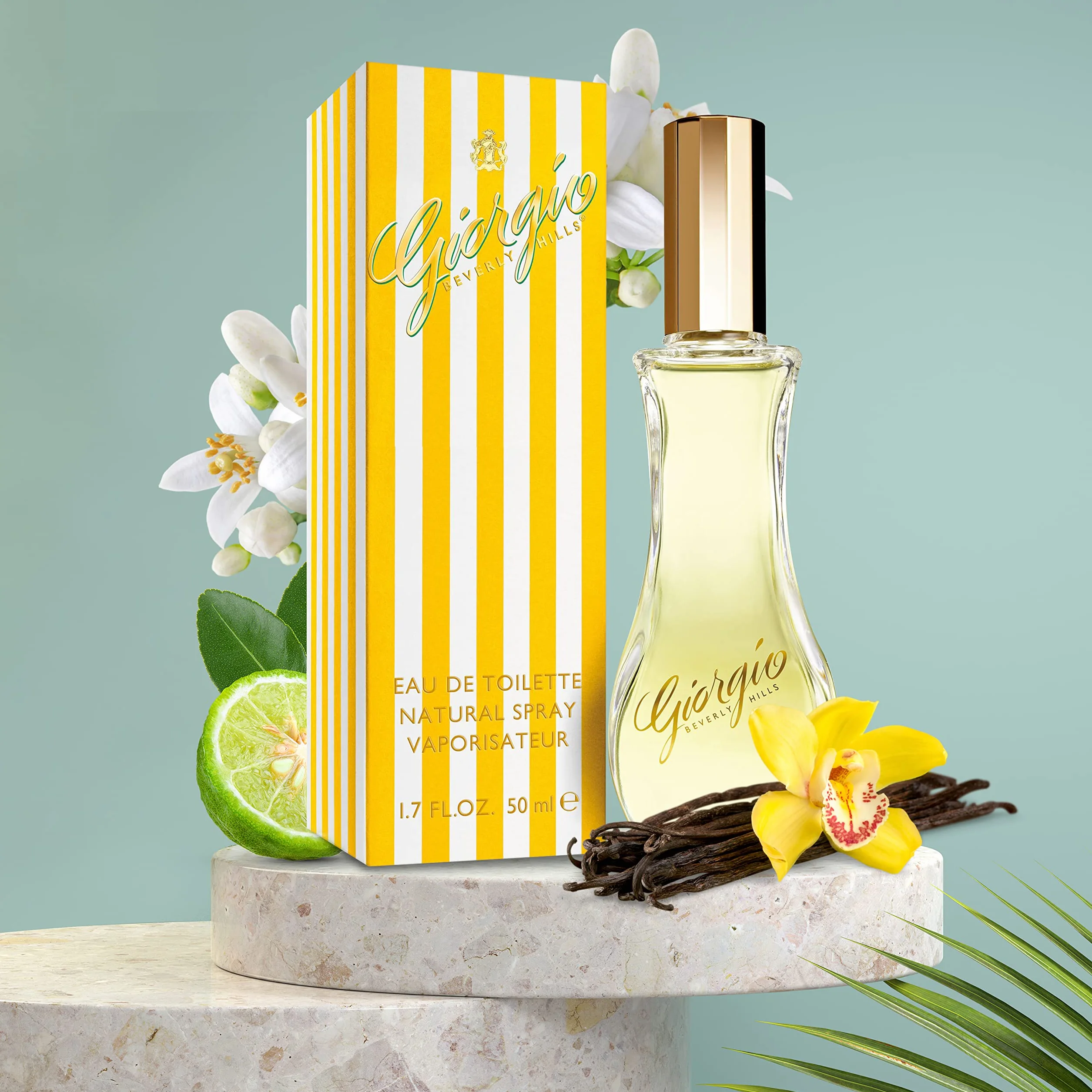 Giorgio Beverly Hills, Coffret Parfum Duo, Eau de Toilette pour Femme (90 ml) et Lotion Parfumée pour le Corps (50 ml), Senteur Florale, Poudrée et Intense, Parfum de Luxe