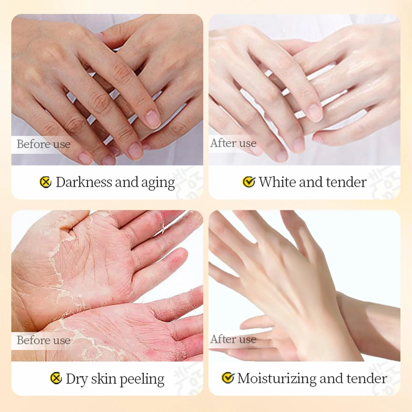 Masque De Cire Pour Les Mains Au Miel Et Vitamine E, Soin Des Mains Gercées, 170 G