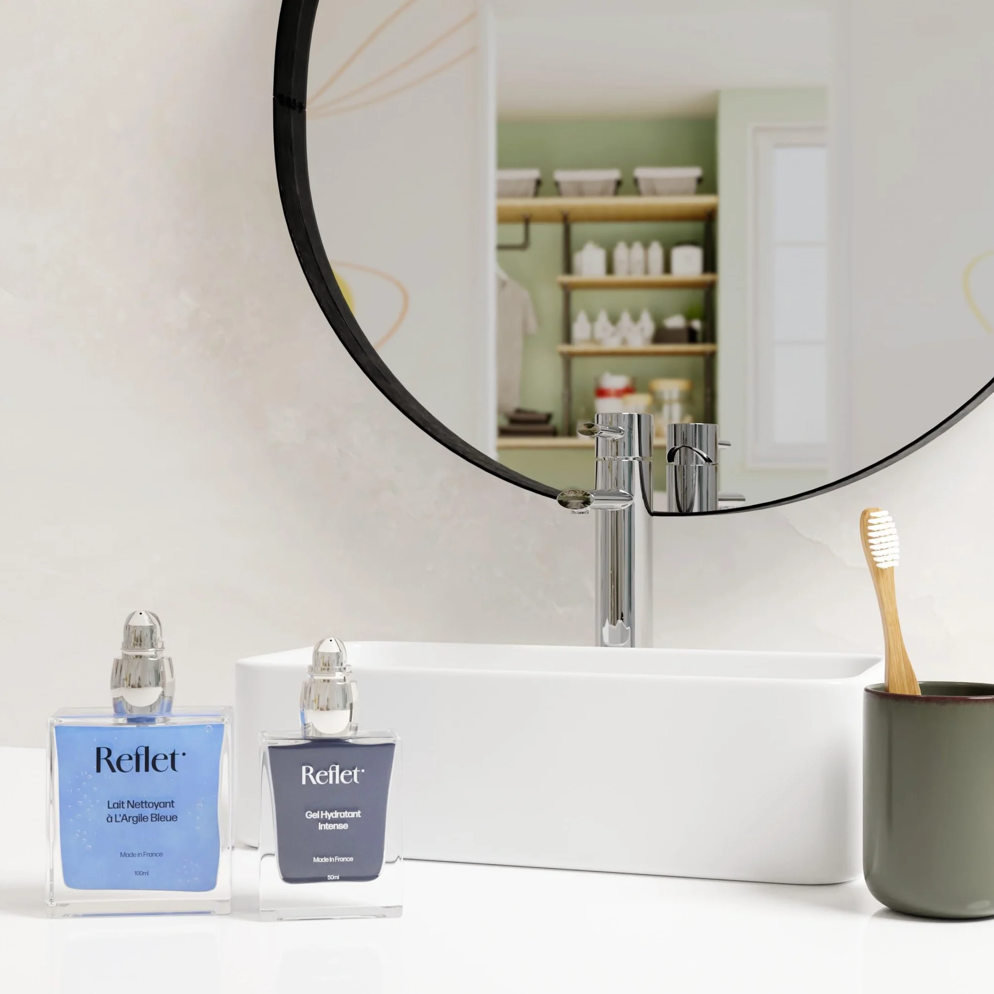 Reflet Cosmétique Coffret Hydratant Peau nette Nettoyant Visage Hydratant Visage