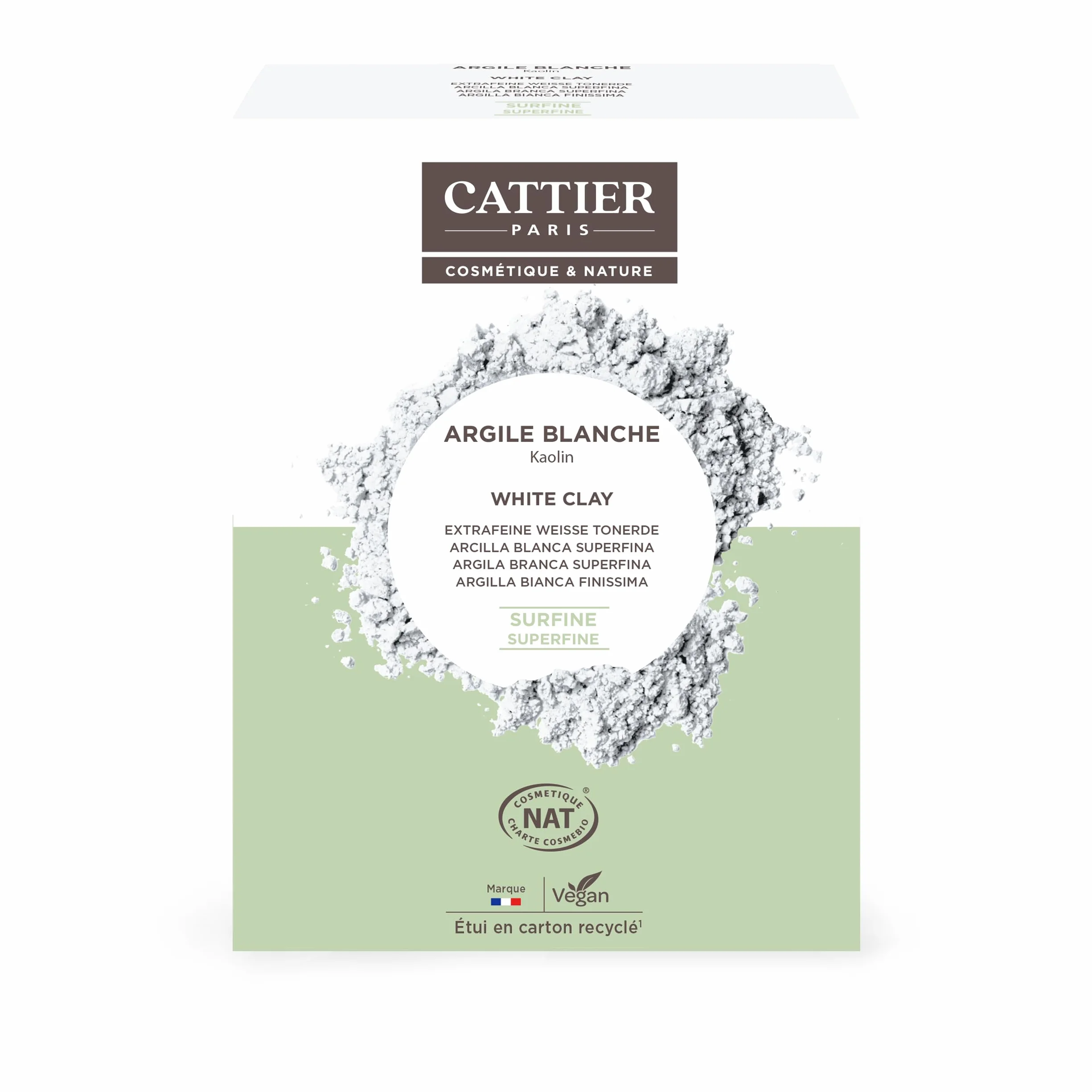 Cattier Argile Blanche Surfine Kaolin 200g