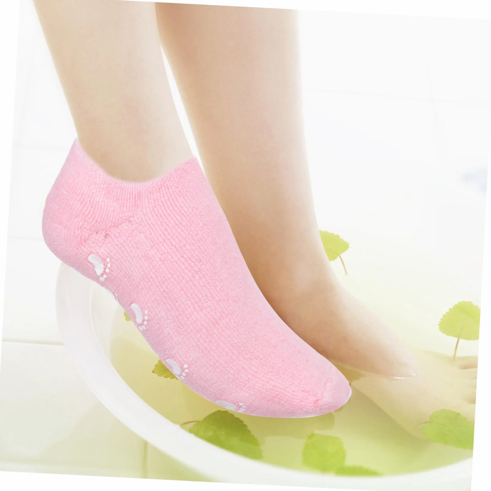Chaussettes Hydratantes en Gel Réutilisables pour Pieds Secs et Craquelés