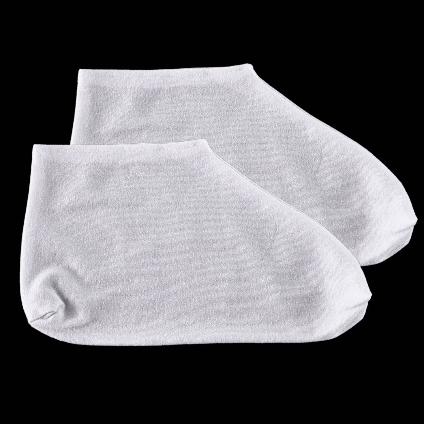 Hotop 6 Paires Chaussettes Hydratantes en Coton Pied Spa pour Peau Sèche et Craquelée, Blanc