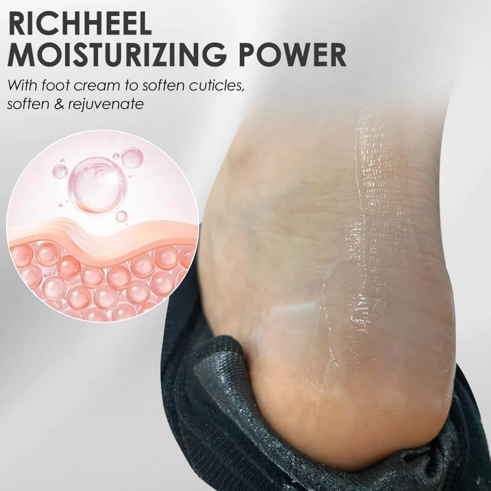 Chaussettes Hydratantes Pieds Secs 2 Paires en Silicone Soins Peau Fissurée Dure Sèche Jour et Nuit