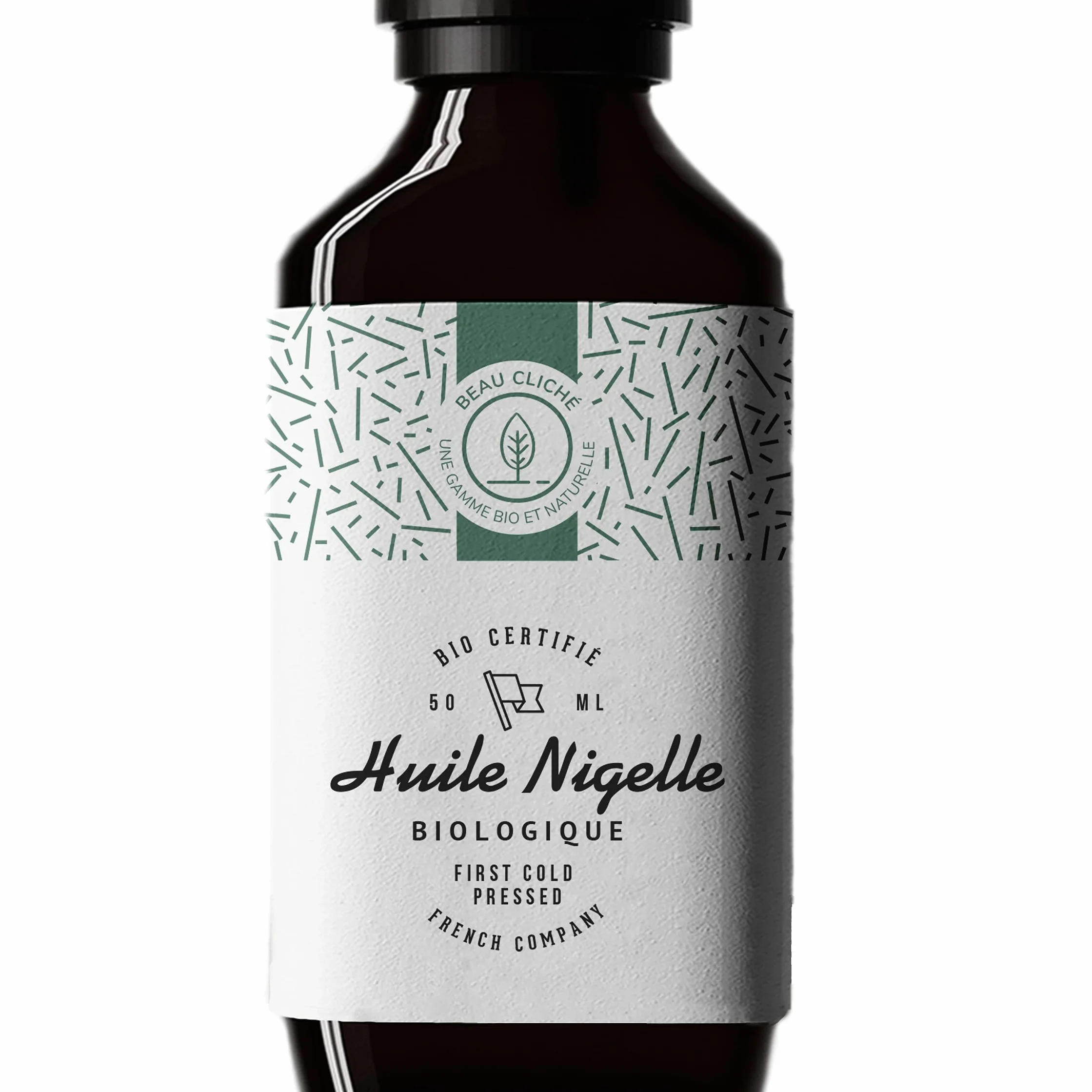 Huile de Nigelle BIO Pressée à froid Cumin noir 100% Naturelle 50ml