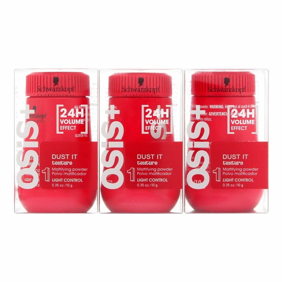 Schwarzkopf Poudre matifiante Osis Dust it, 3 x 10 g