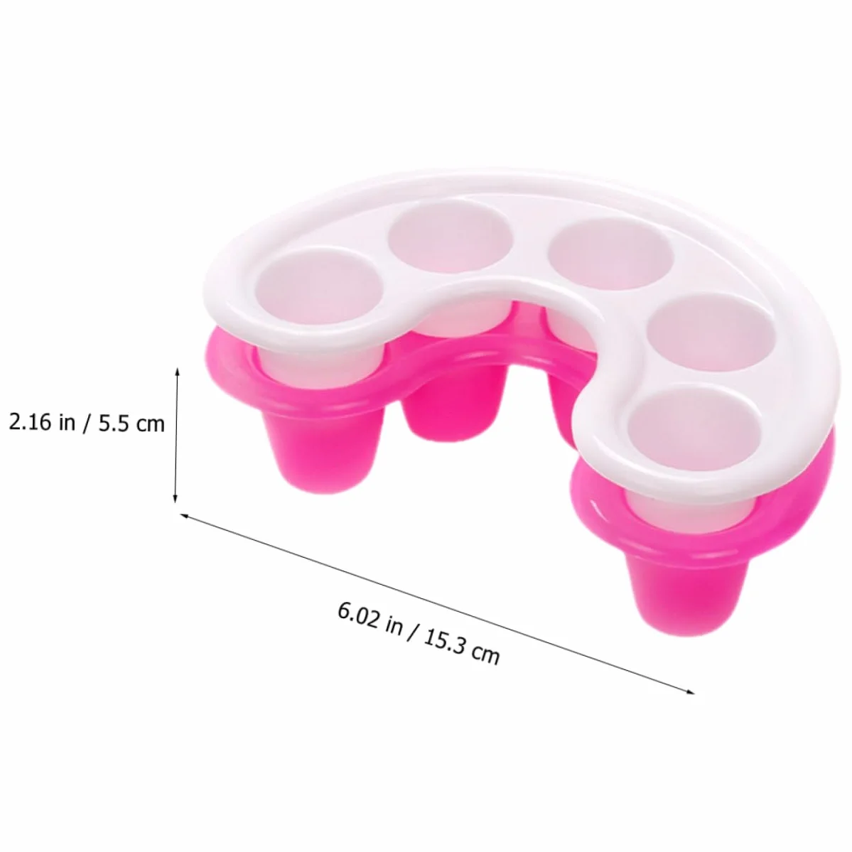 Bols De Trempage Pour Ongles Plastique Manucure Dissolvant Vernis Semi Permanent 2 Pièces