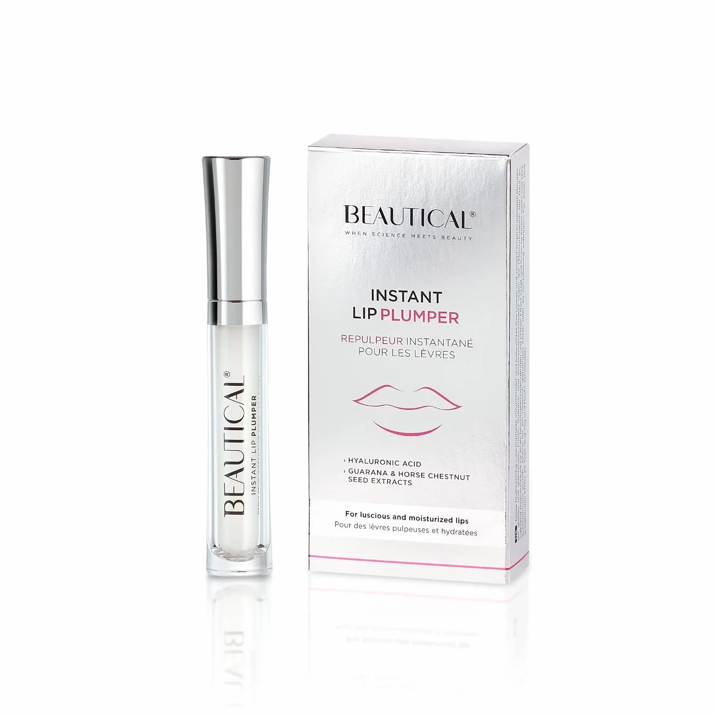 Repulpeur Instantané pour les Lèvres | Lèvres repulpées & pulpeuses | Lèvres plus pleines & plus douces | Apparence réduite des ridules | Acide Hyaluronique | Sérum clair | 5 ml