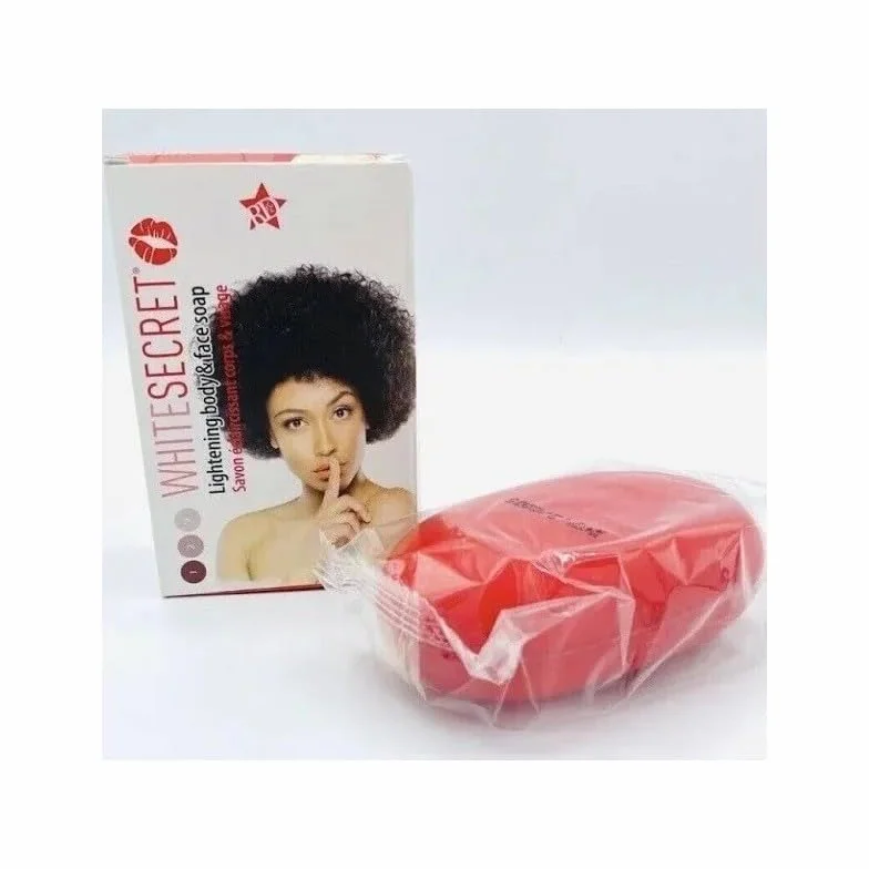 WhiteSecret Savon Éclaircissant, 190g, Avec Actifs Naturels, Pour un Nettoyage en Profondeur, Formule à l'Arbutine et Glycérine