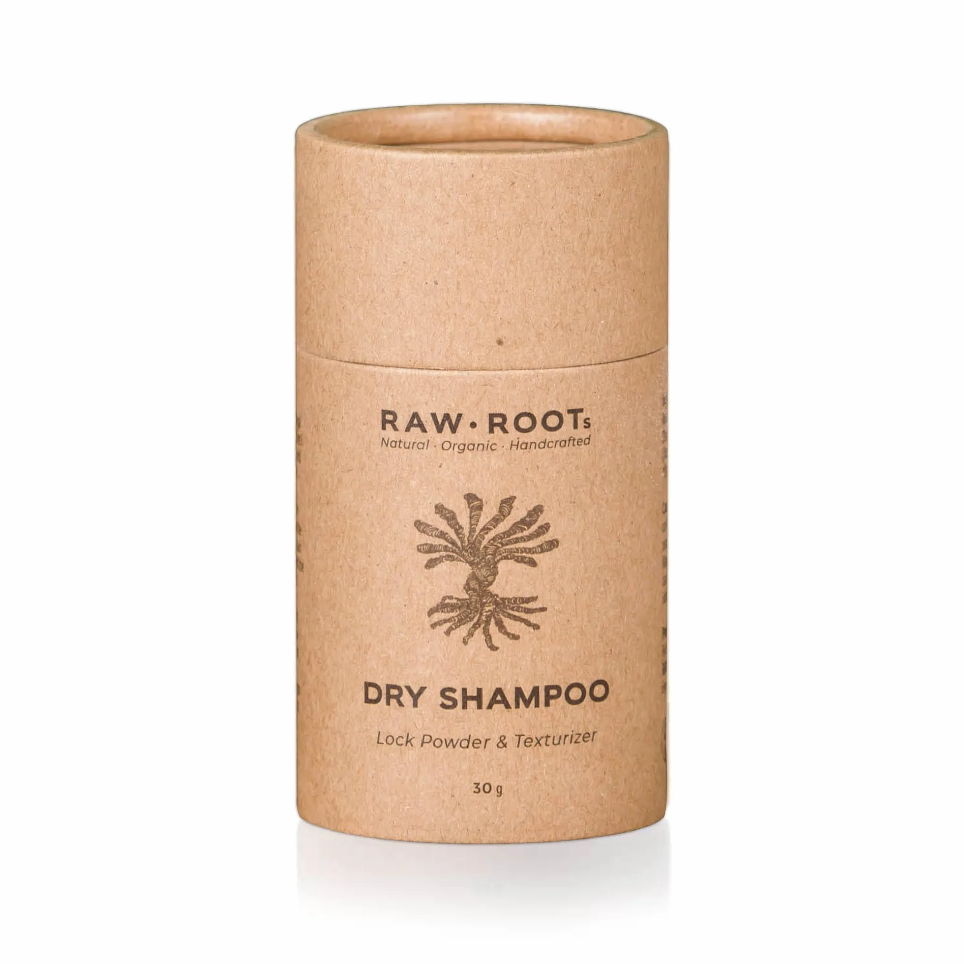RAW ROOTs | Shampooing Sec pour Dreadlocks | Sans résidus & Pas de Résines ou d'oxydes difficiles à laver. Sans Parfum & Certifié par The Vegan Society | 100g