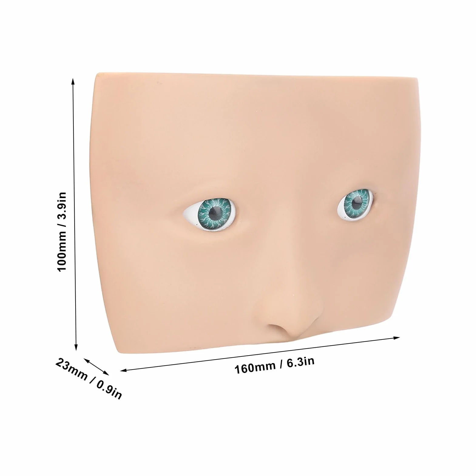 Planche de pratique de maquillage pour le visage, planche de pratique de maquillage pour les yeux, planche de pratique de maquillage pour les yeux, mannequin de maquillage