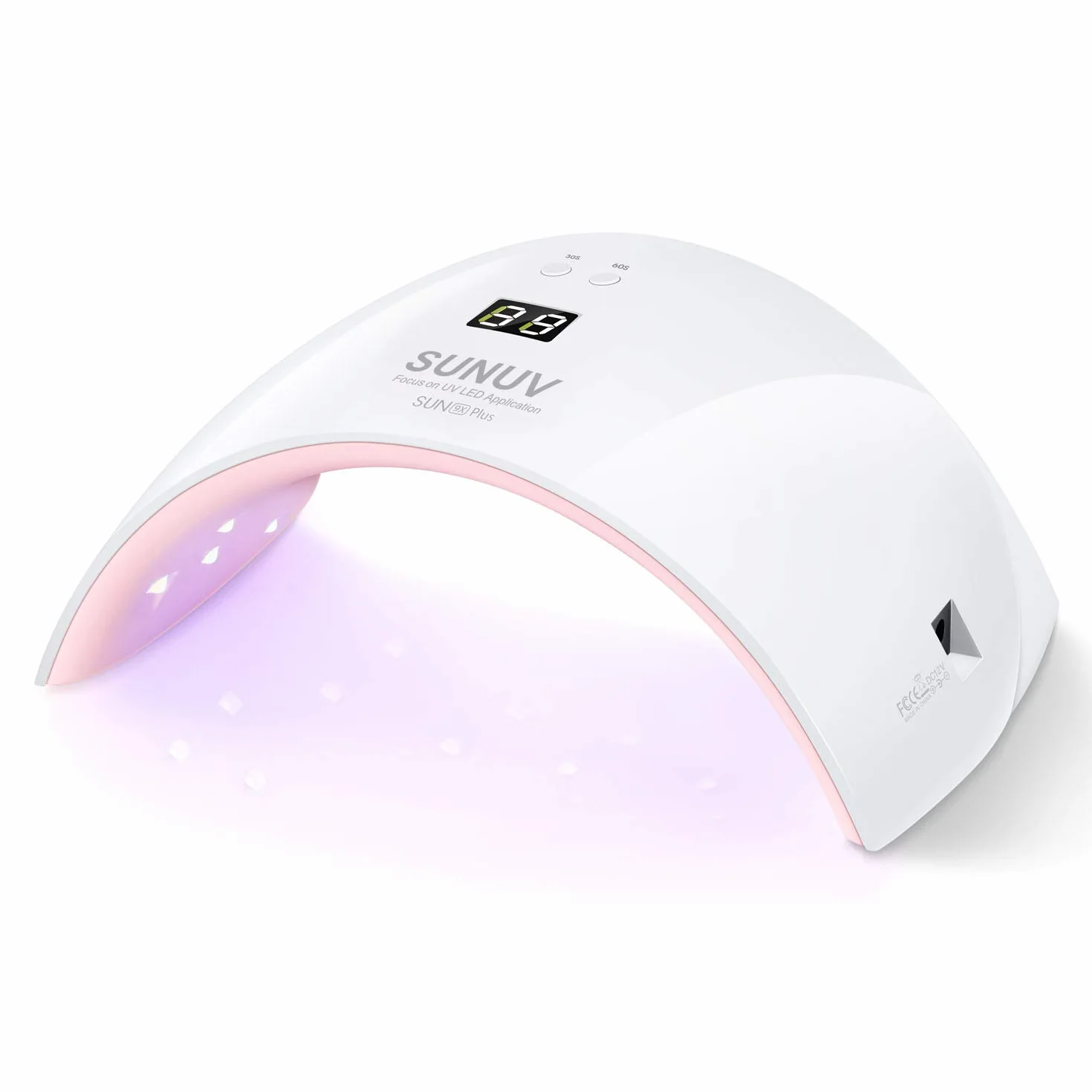 SUNUV Professionnel Lampe UV LED Séchoirs à Ongles, Grand LCD Ecran avec Capteur Automatique à la Maison et au Salon